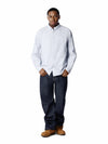 Peace Wreath Oxford Shirt Blue