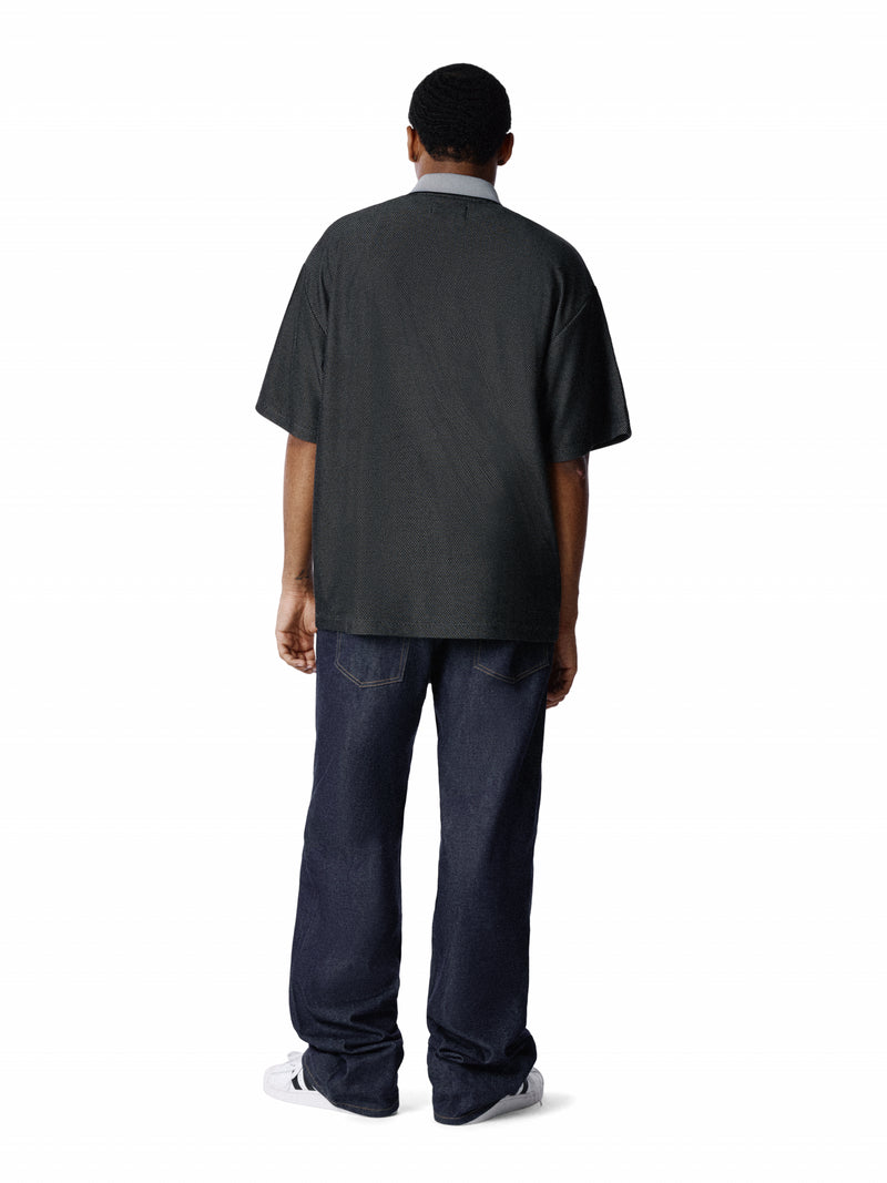 Masters Metallic Quarter-Zip Polo