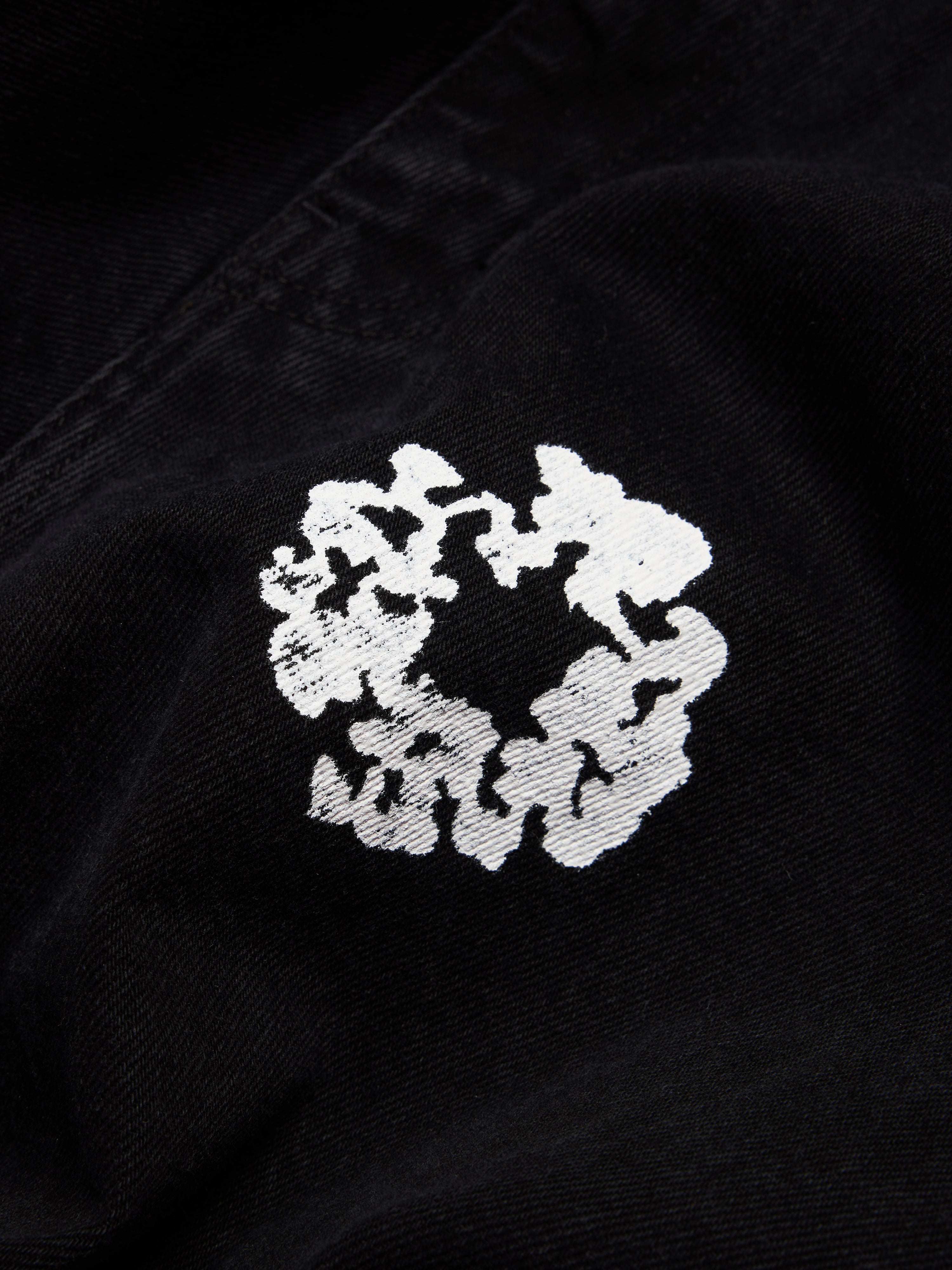 The Cotton Wreath Jean Short Black – DENIM TEARS
