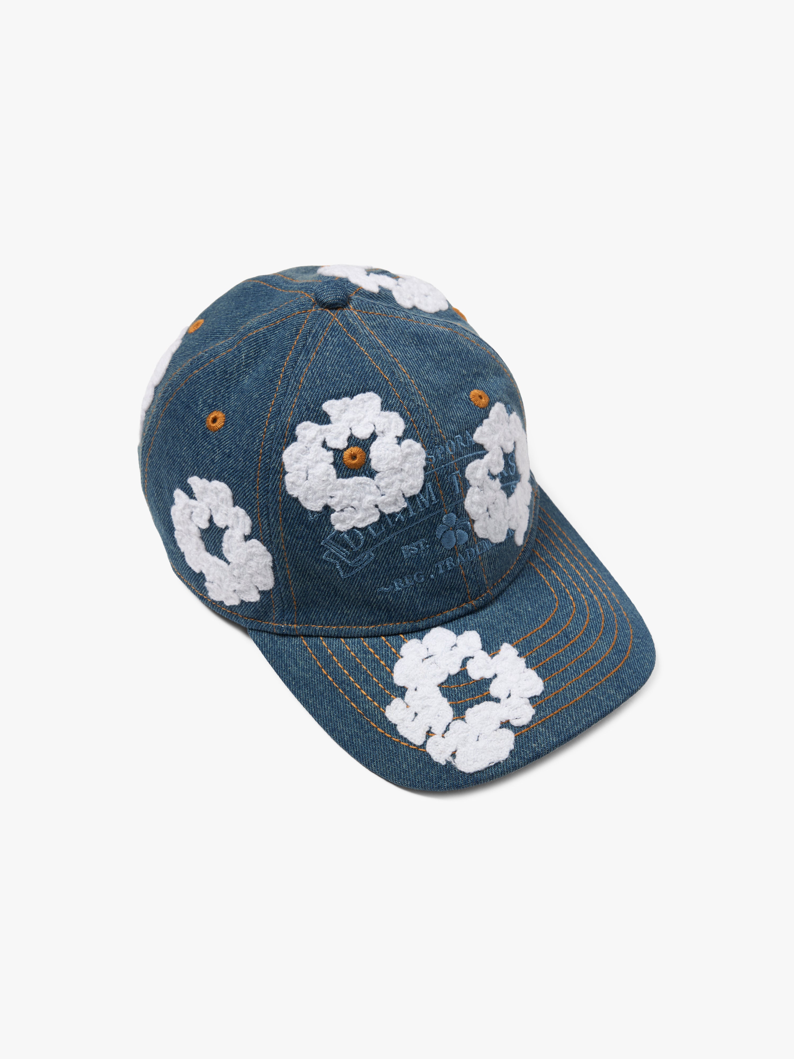 Denim Cotton Wreath Bucket Hat White – DENIM TEARS