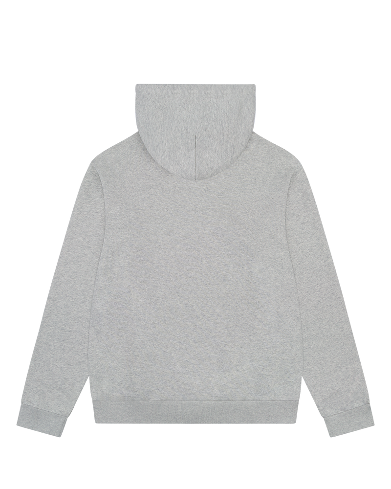 Panther Crest Zip Up Hoodie Grey