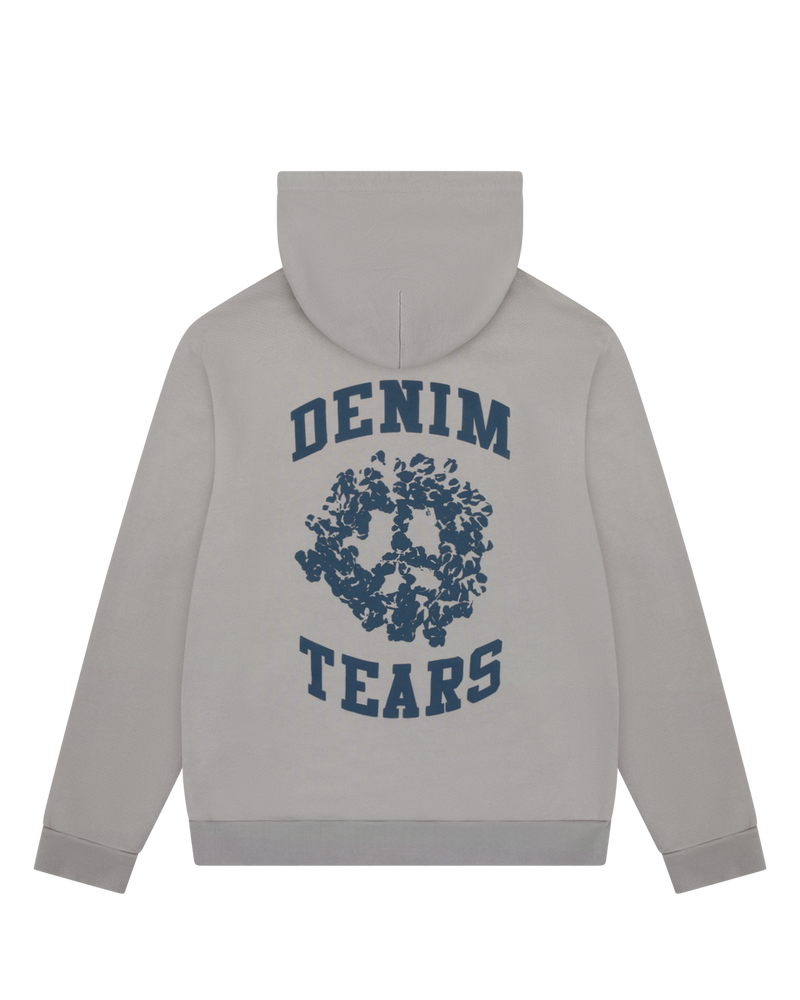 Denim University Zip Hoodie Grey