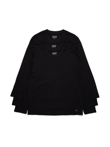 DT Flag 3-Pack Long Sleeve Tee Black – DENIM TEARS
