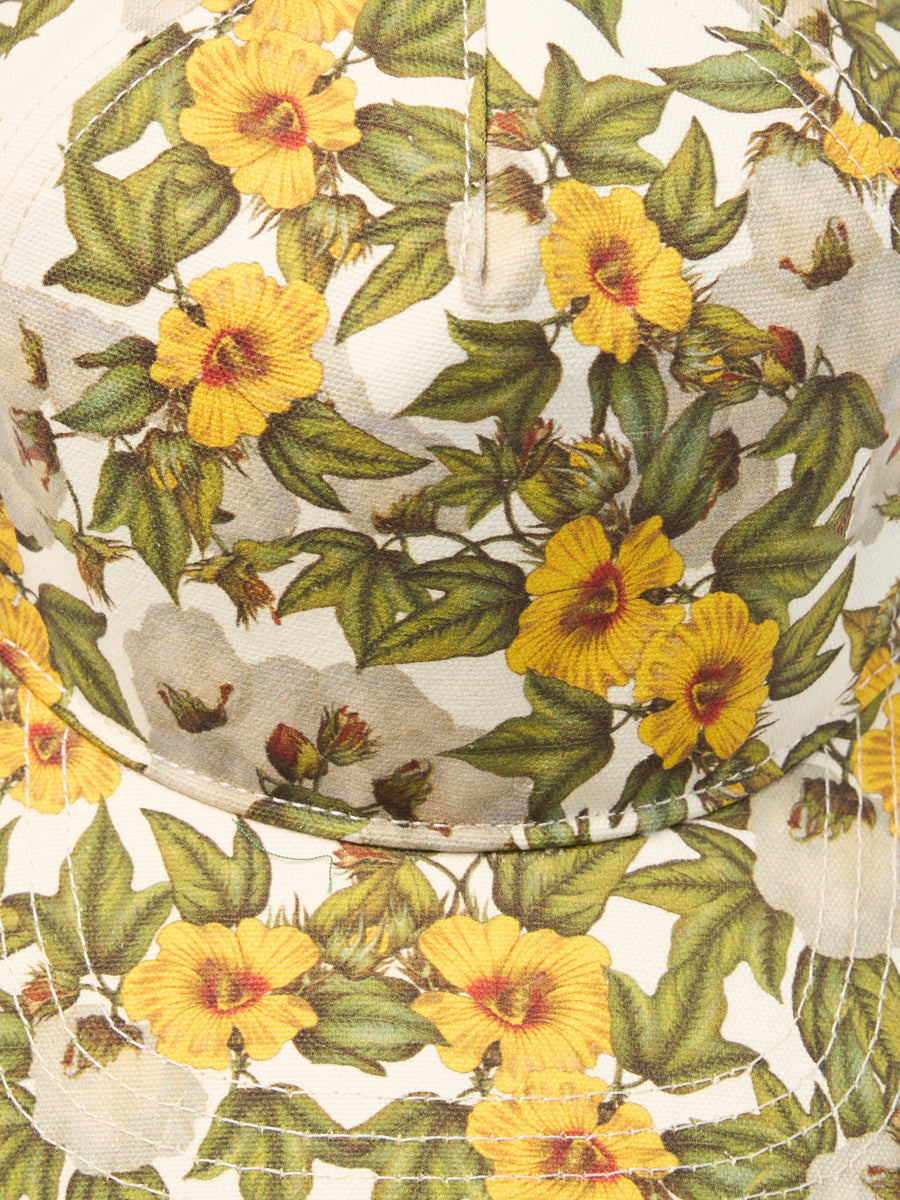 DT Floral Canvas Cap Multi – DENIM TEARS
