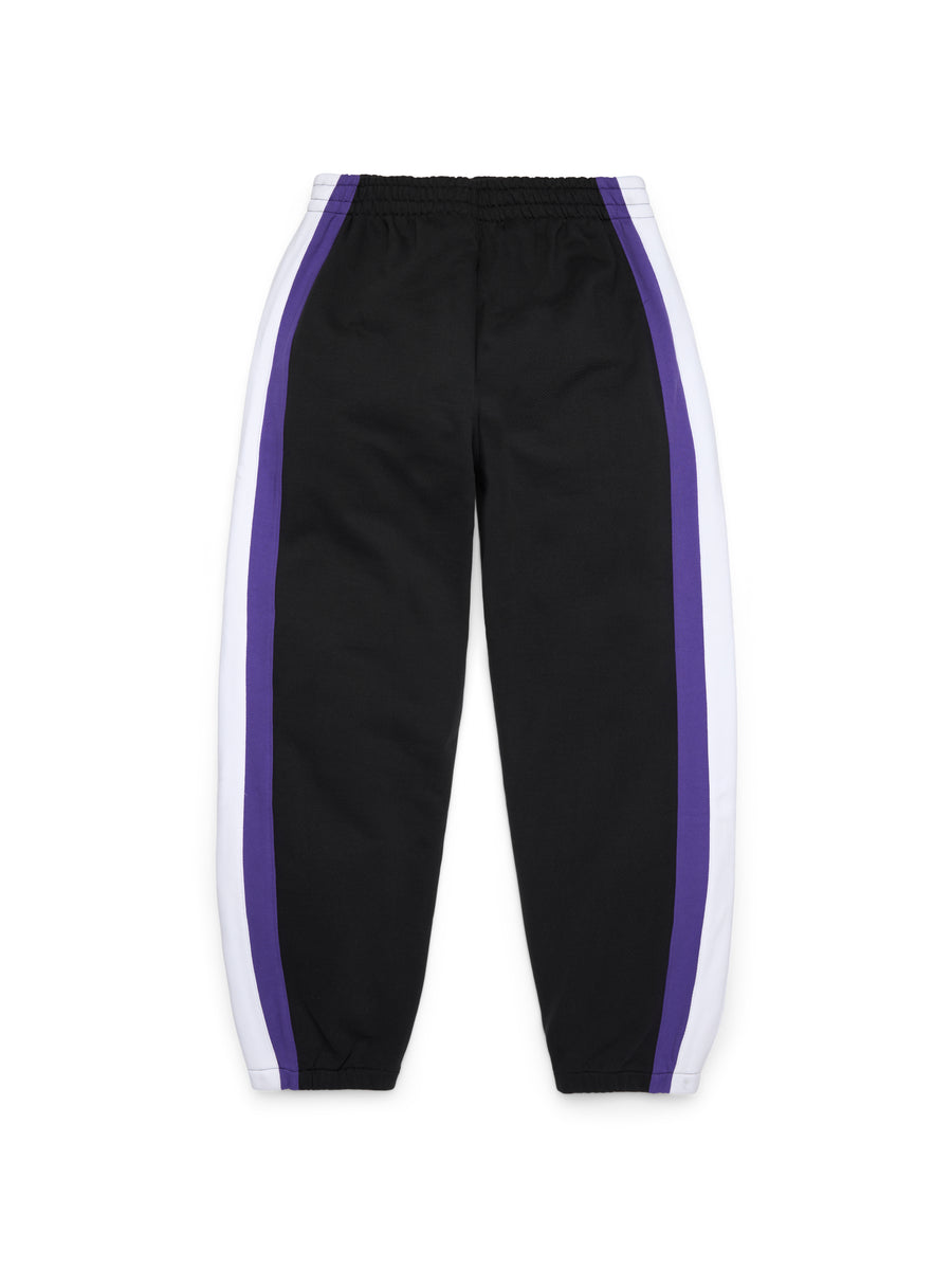 PURPLE DESIGN INC. DECEMBERMAY パンツ 黒 DT Stripe Open Hem Sweatpant Black – DENIM TEARS