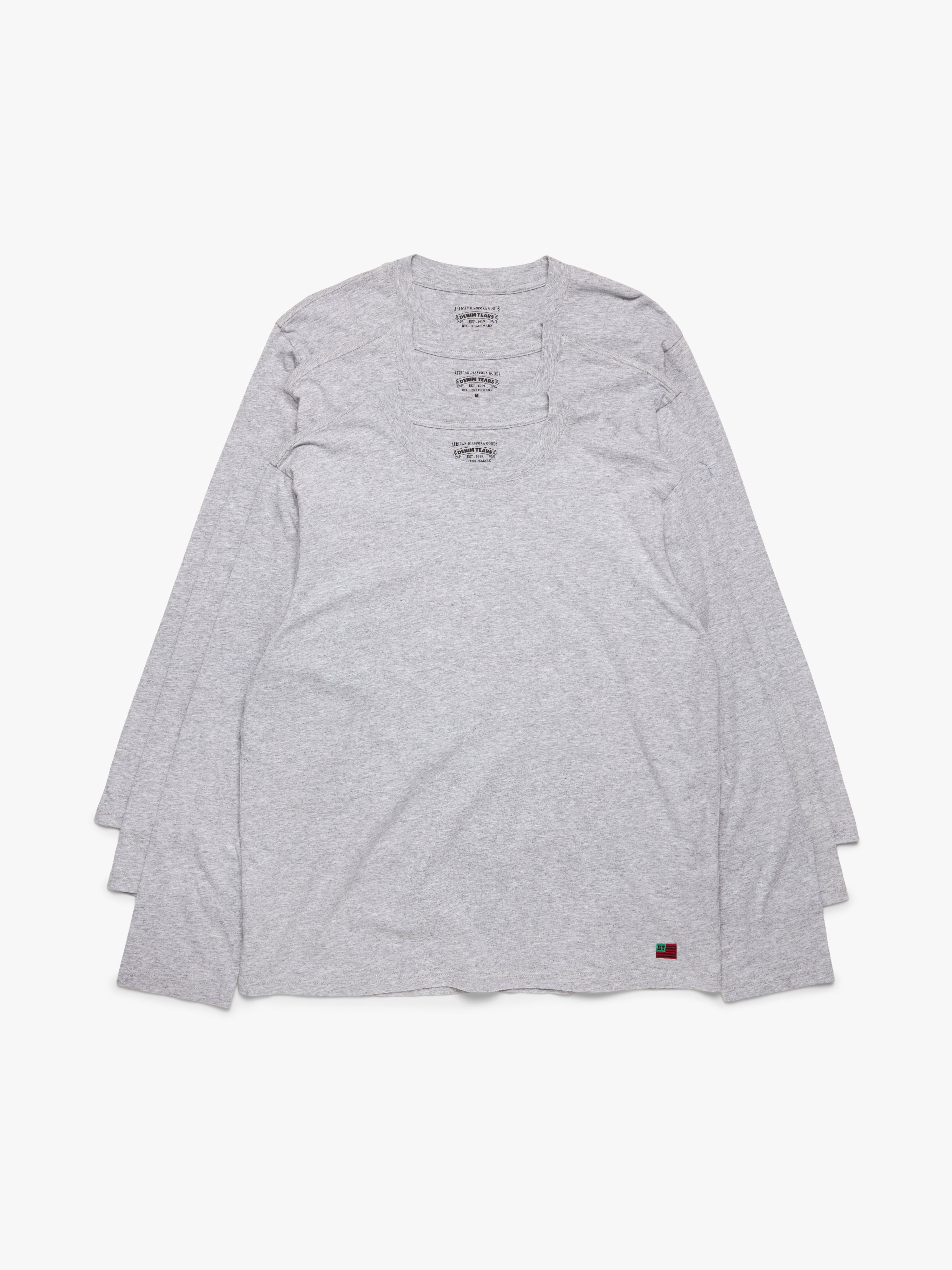 DT Flag 3-Pack Long Sleeve Tee Black – DENIM TEARS
