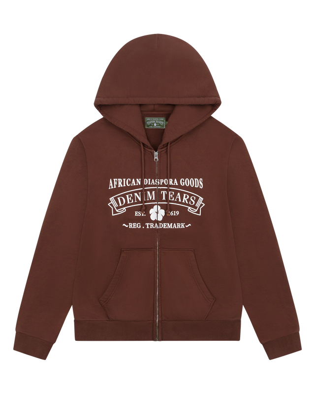 ADG Zip Hoodie Brown
