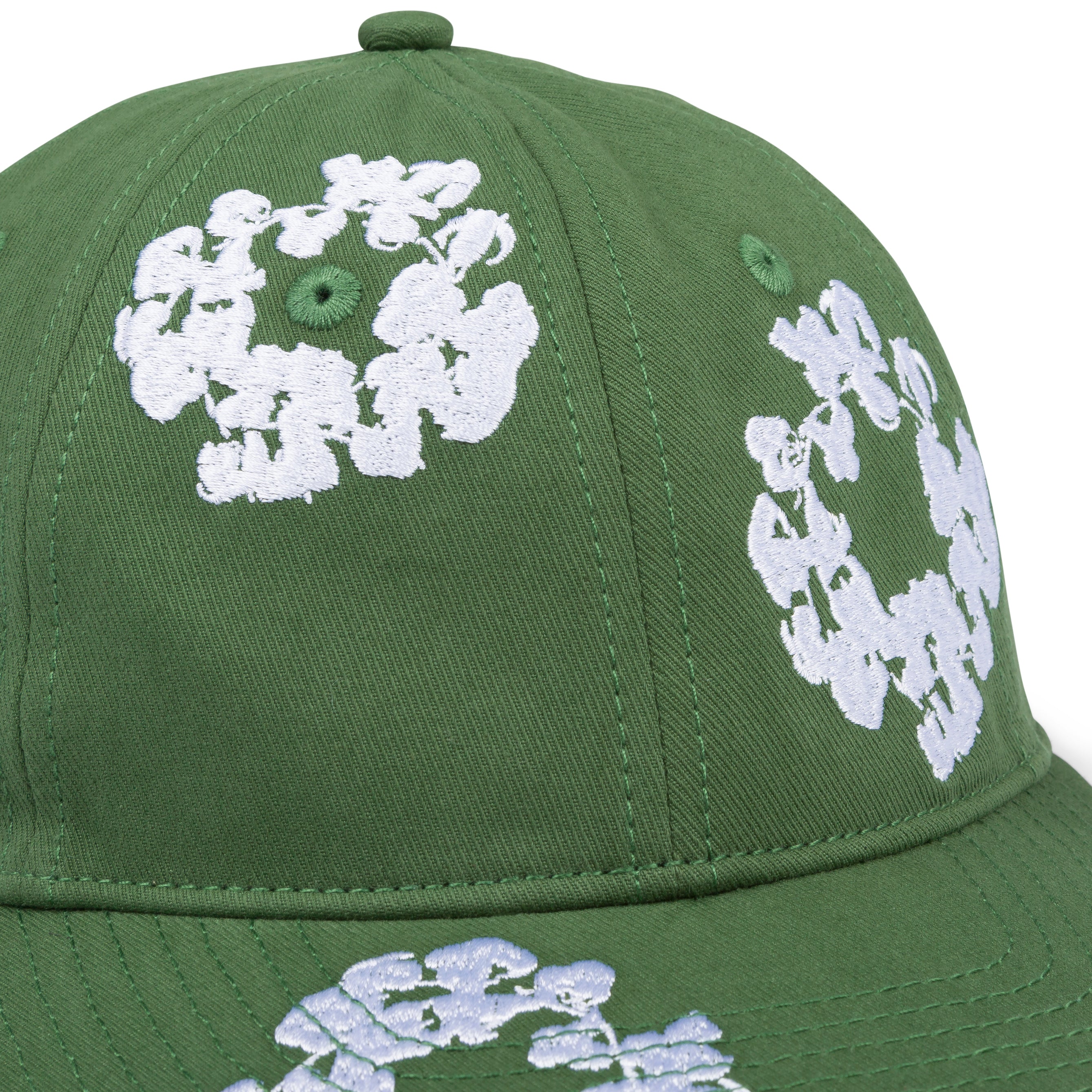 The Cotton Wreath Cap Green – DENIM TEARS