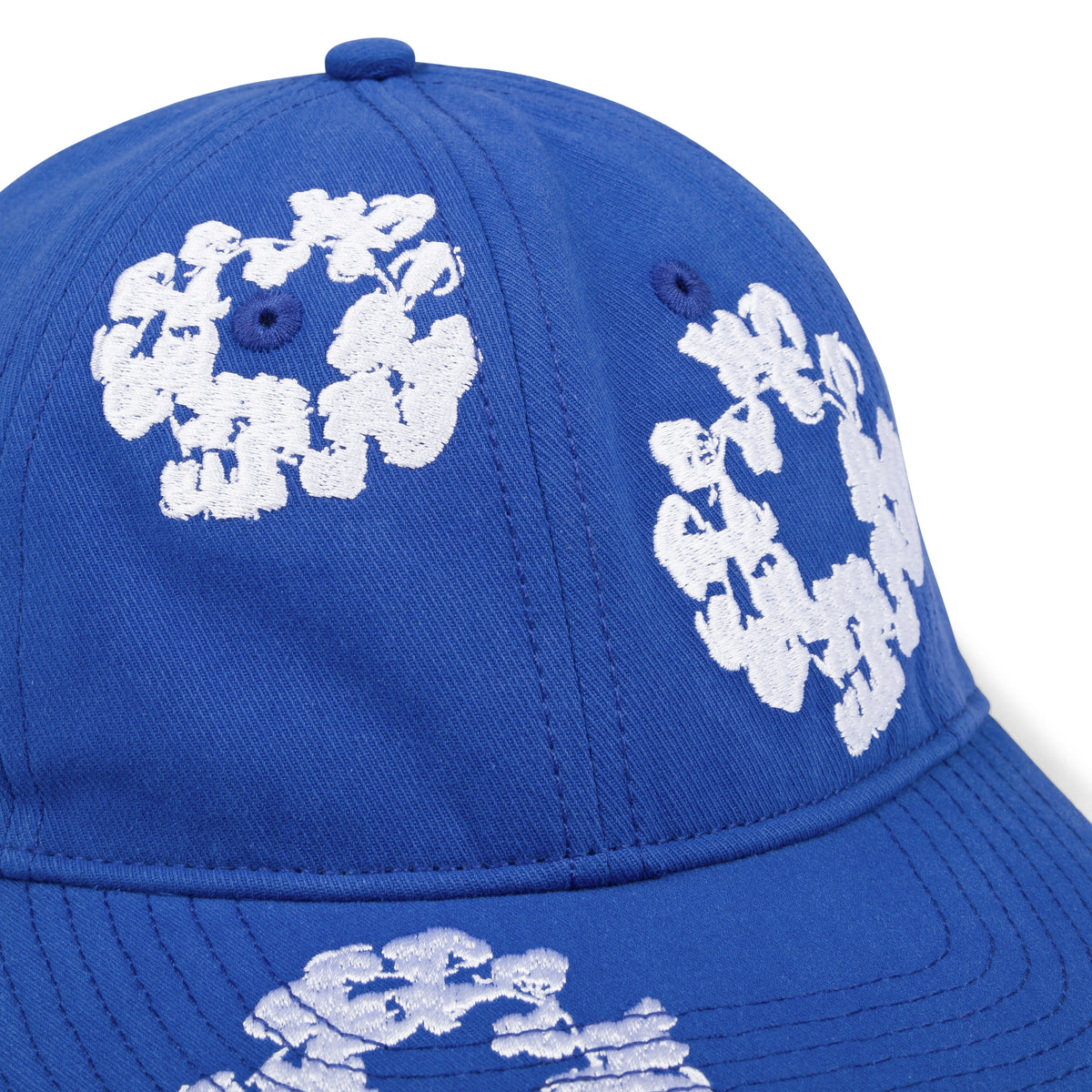 The Cotton Wreath Cap Blue – DENIM TEARS