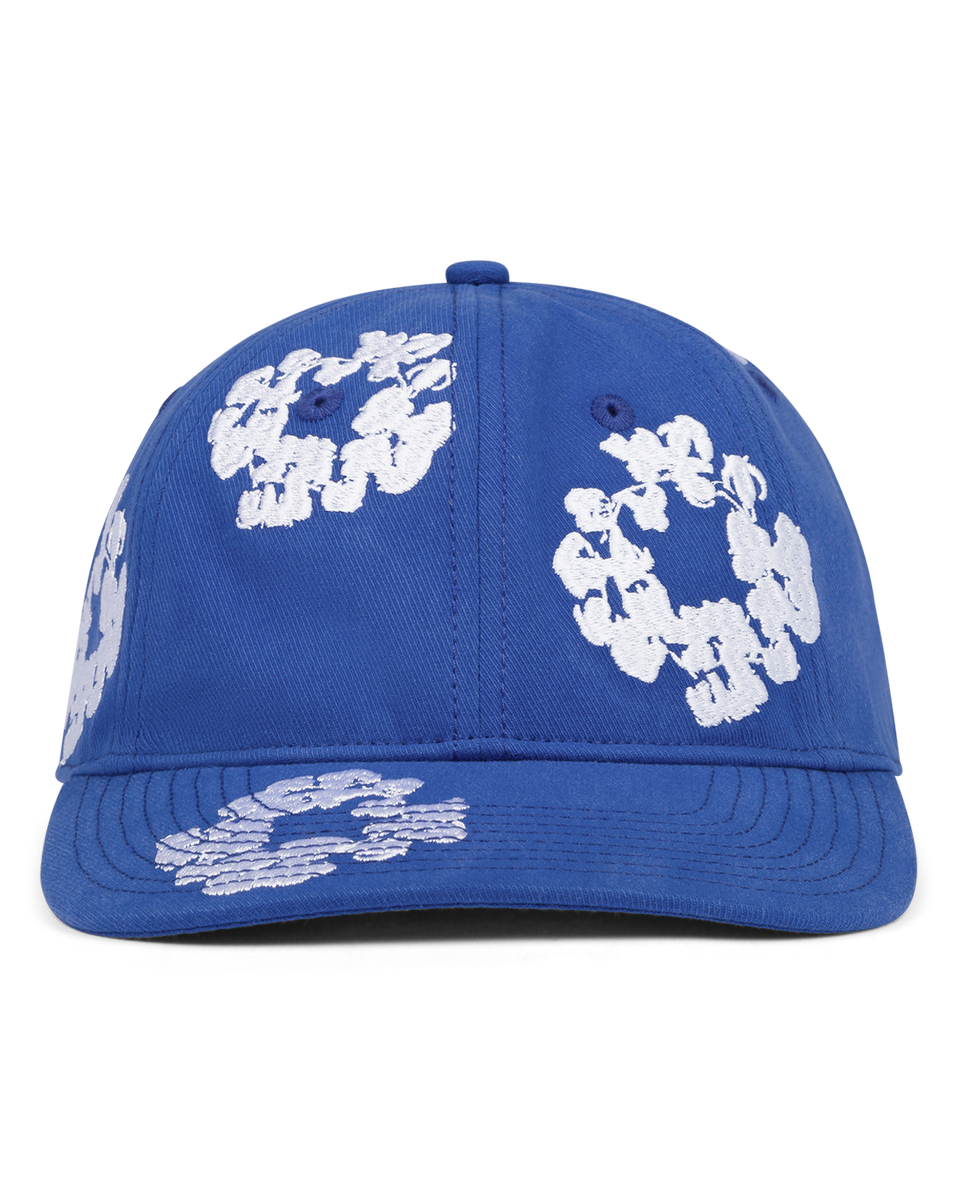 The Cotton Wreath Cap Blue – DENIM TEARS