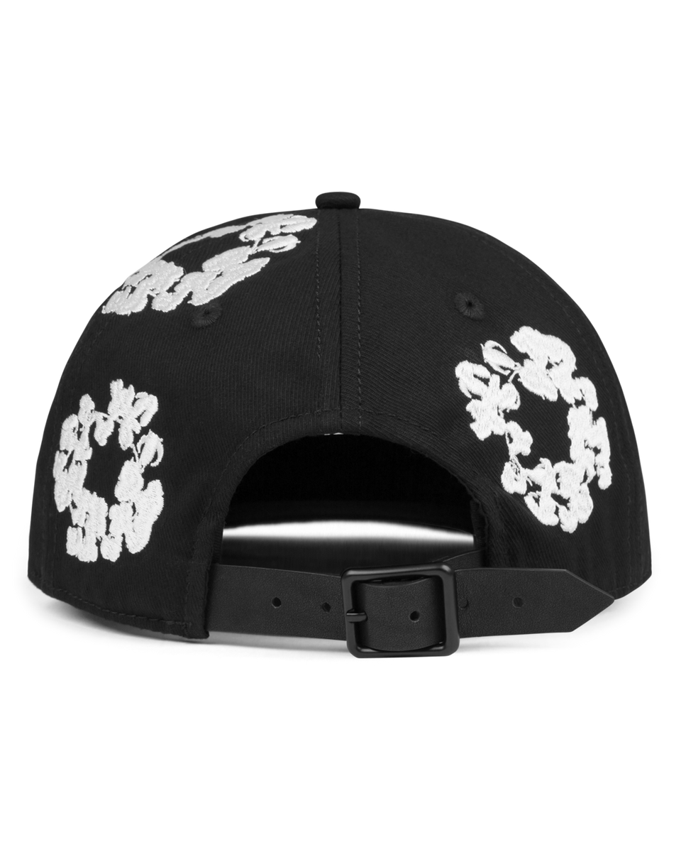 The Cotton Wreath Cap Black – DENIM TEARS