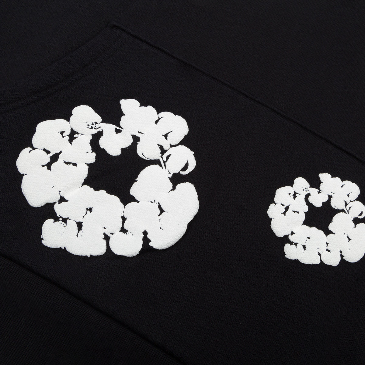 The Cotton Wreath Sweatshirt Black – DENIM TEARS