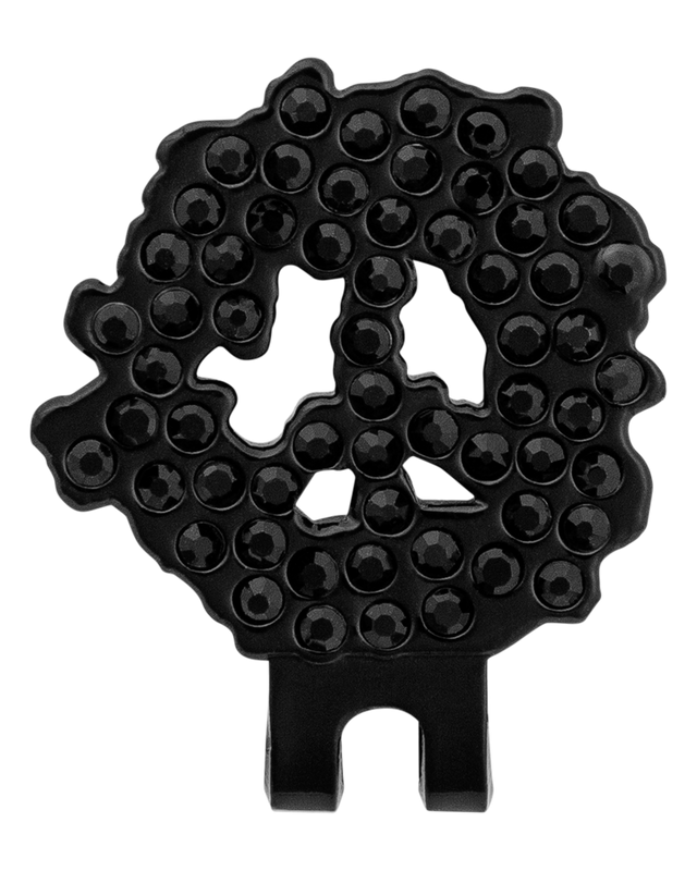 Peace Wreath Hat Clip