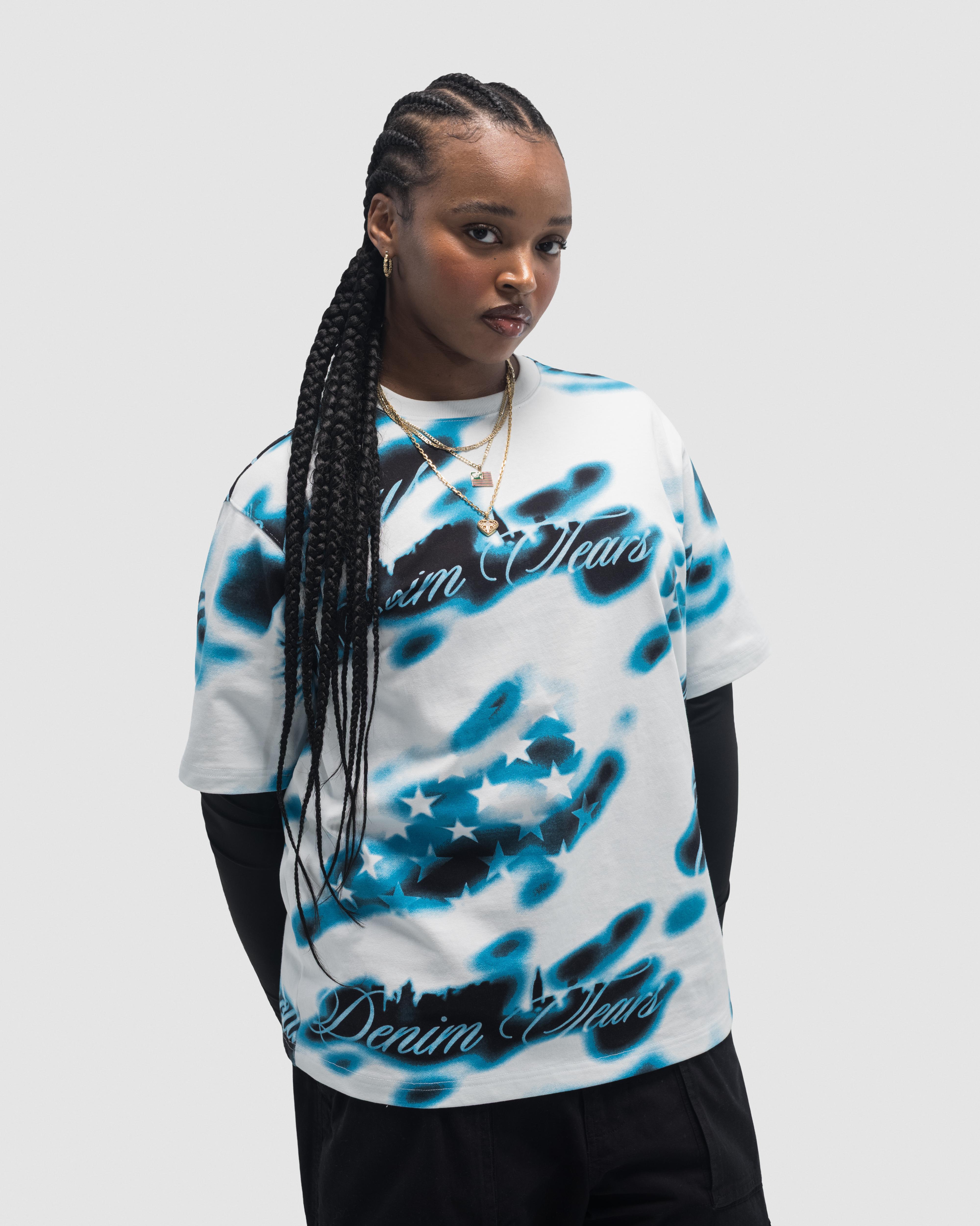 Cloud Camo Tee – DENIM TEARS