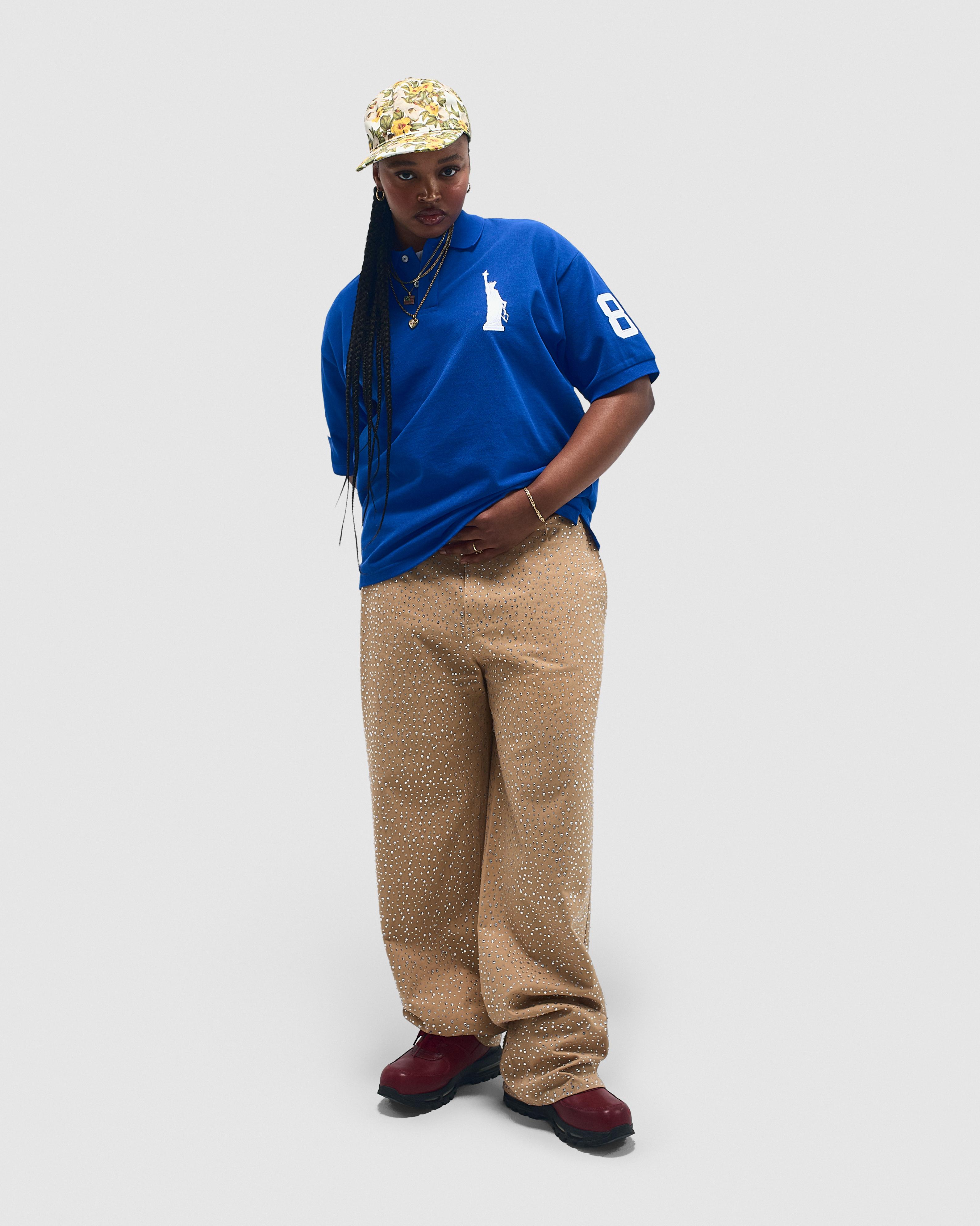 Denim Tears ラガーシャツ Now in store Denim Tears rugby polo size large for $200 Orange