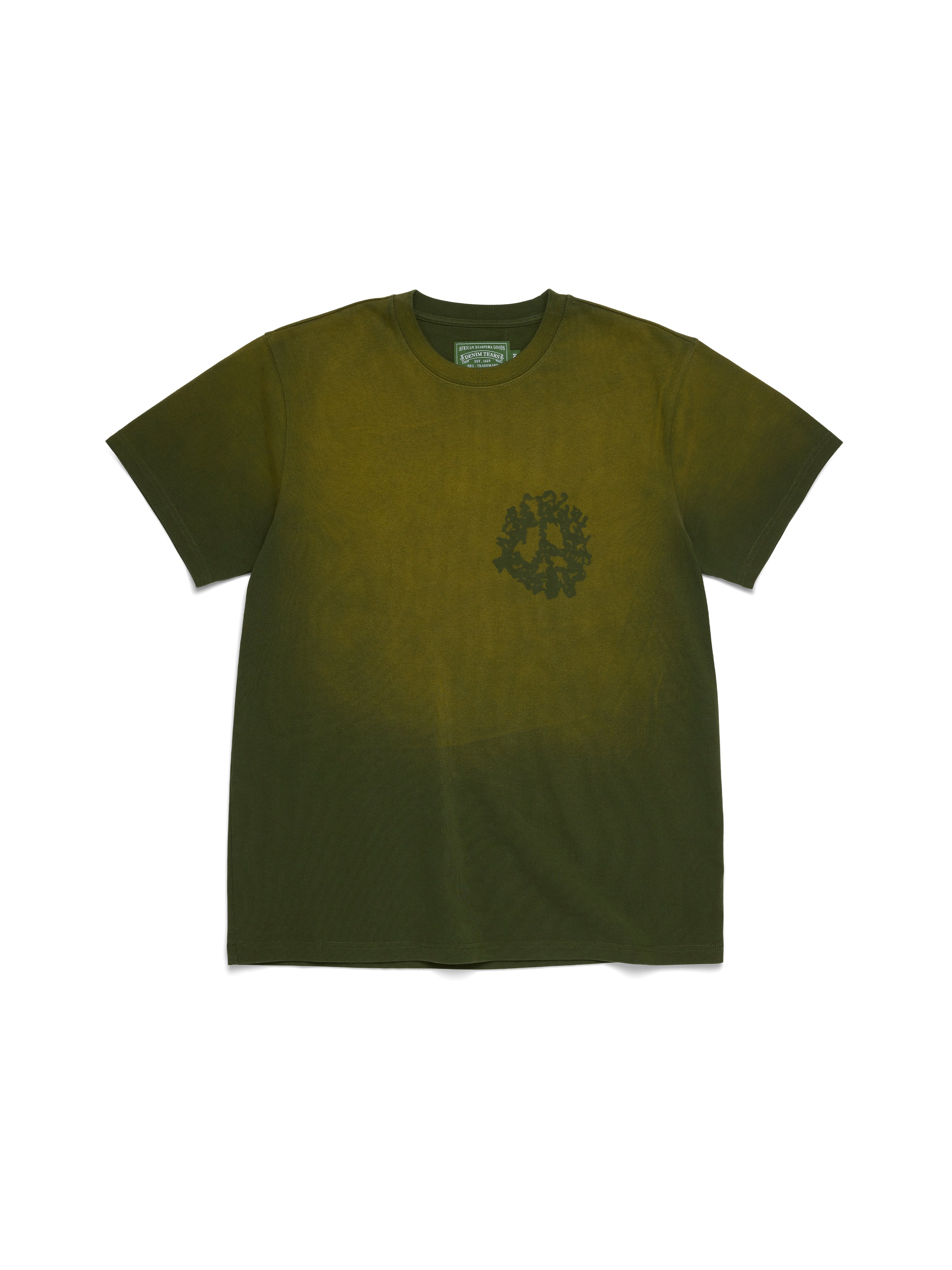 Denim U Knockout Tee Green – DENIM TEARS