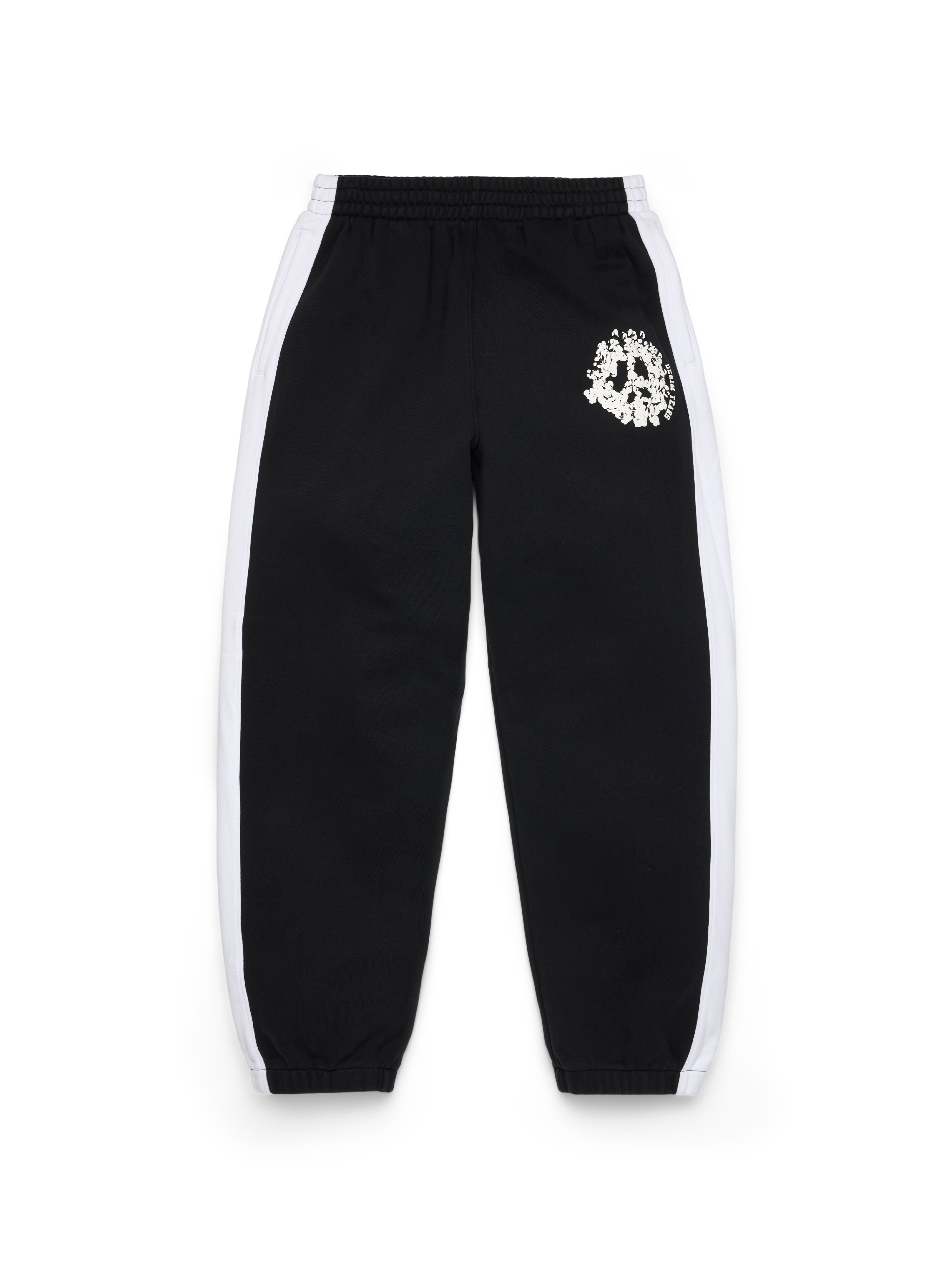 ゆ*う様 denimtears sweatpants Denim U Paneled Sweatpant Black – DENIM TEARS
