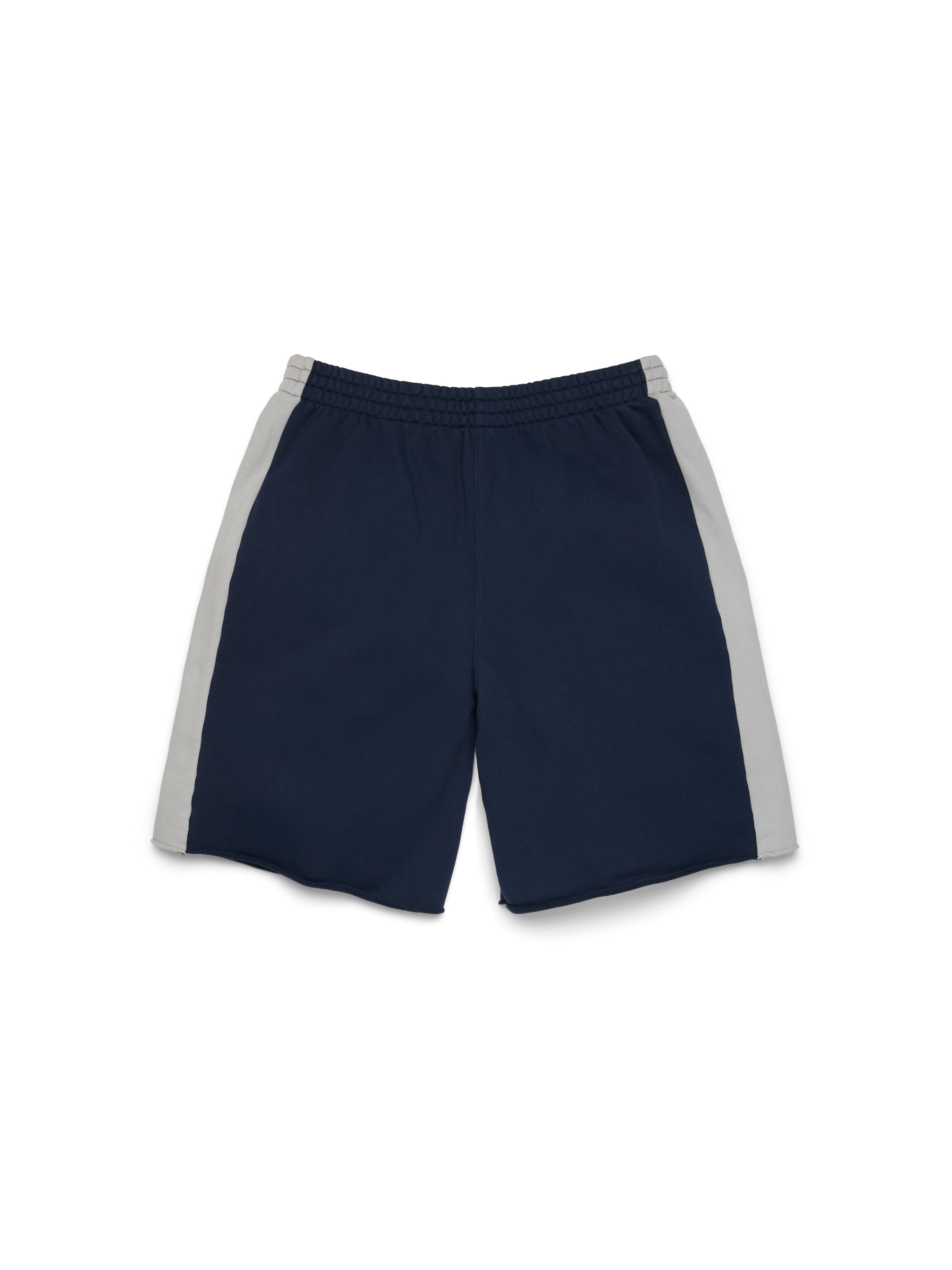 Denim U Paneled Sweatshort Navy – DENIM TEARS
