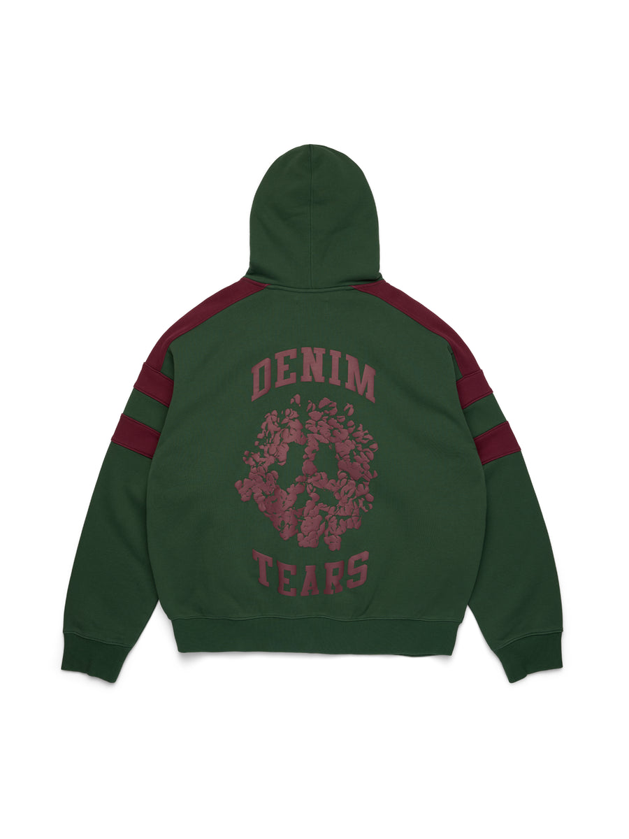 Ｔ*様 【完売品】Deaile Zip Hoodie 緑 ジップパーカーM DenimUPaneledZipHoodie-Green-