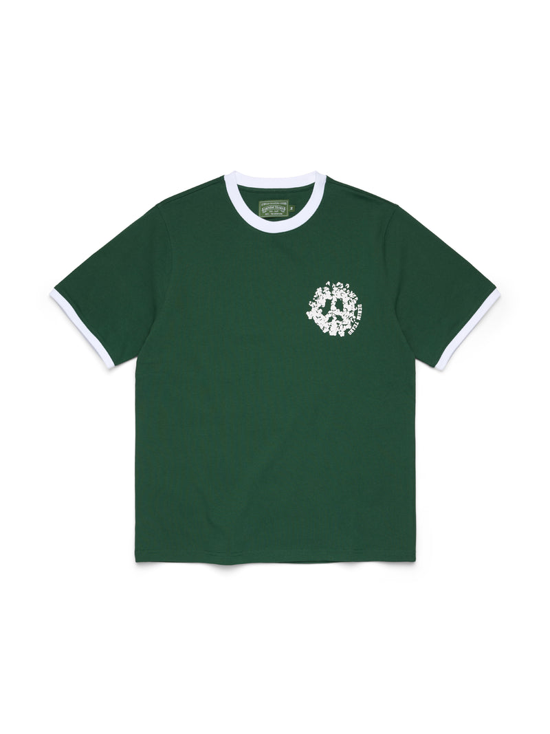 Denim U Ringer Tee Green
