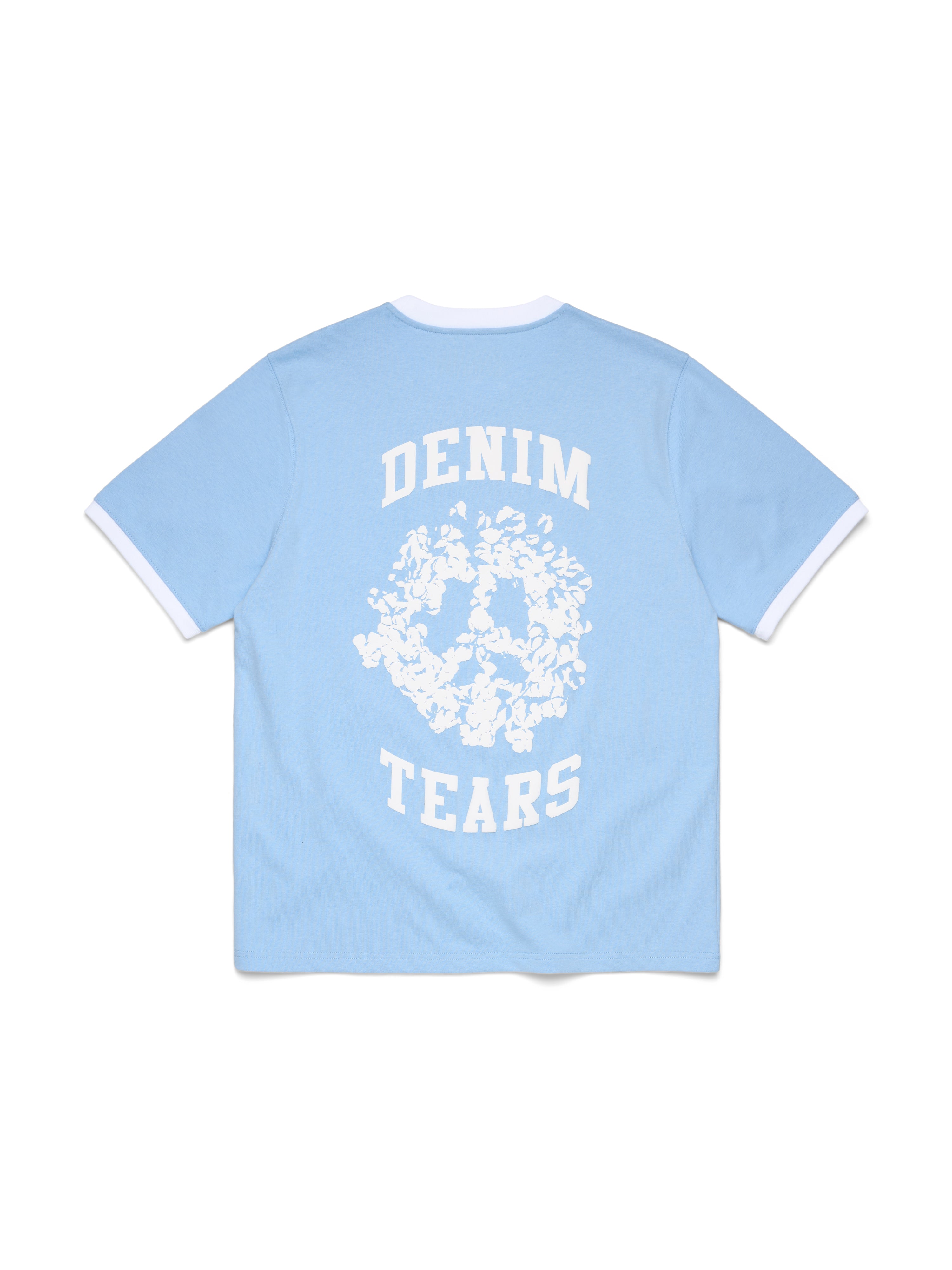 Denim U Ringer Tee Light Blue – DENIM TEARS