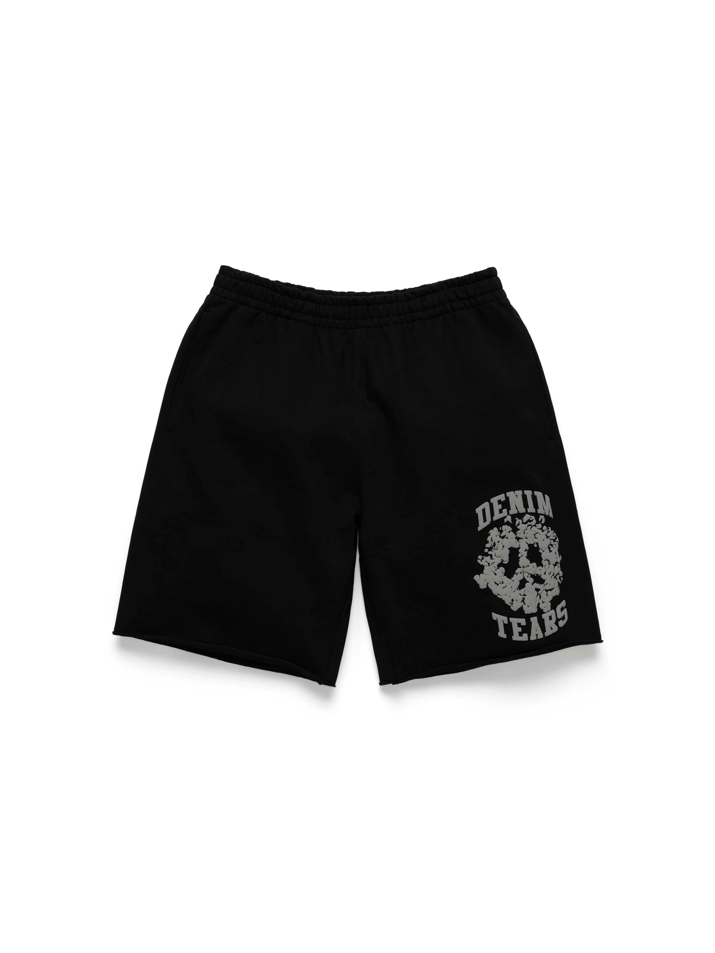 Denim U Sweatshorts Black – DENIM TEARS
