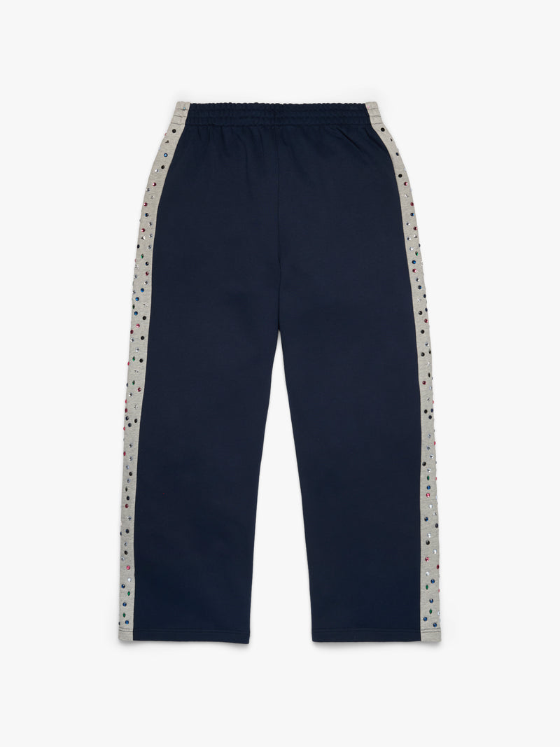 Denim U Rhinestone Sweatpant Navy