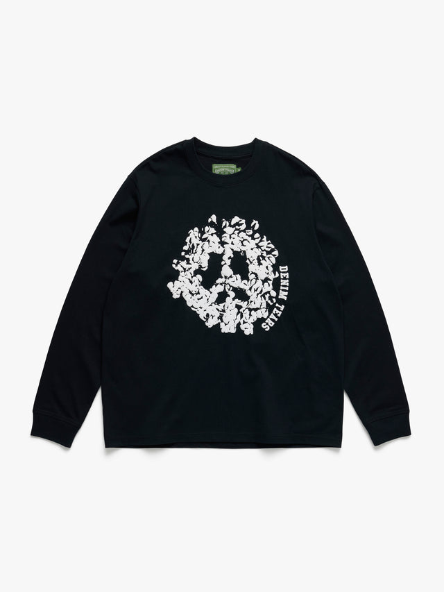 Denim U Long Sleeve Tee Black