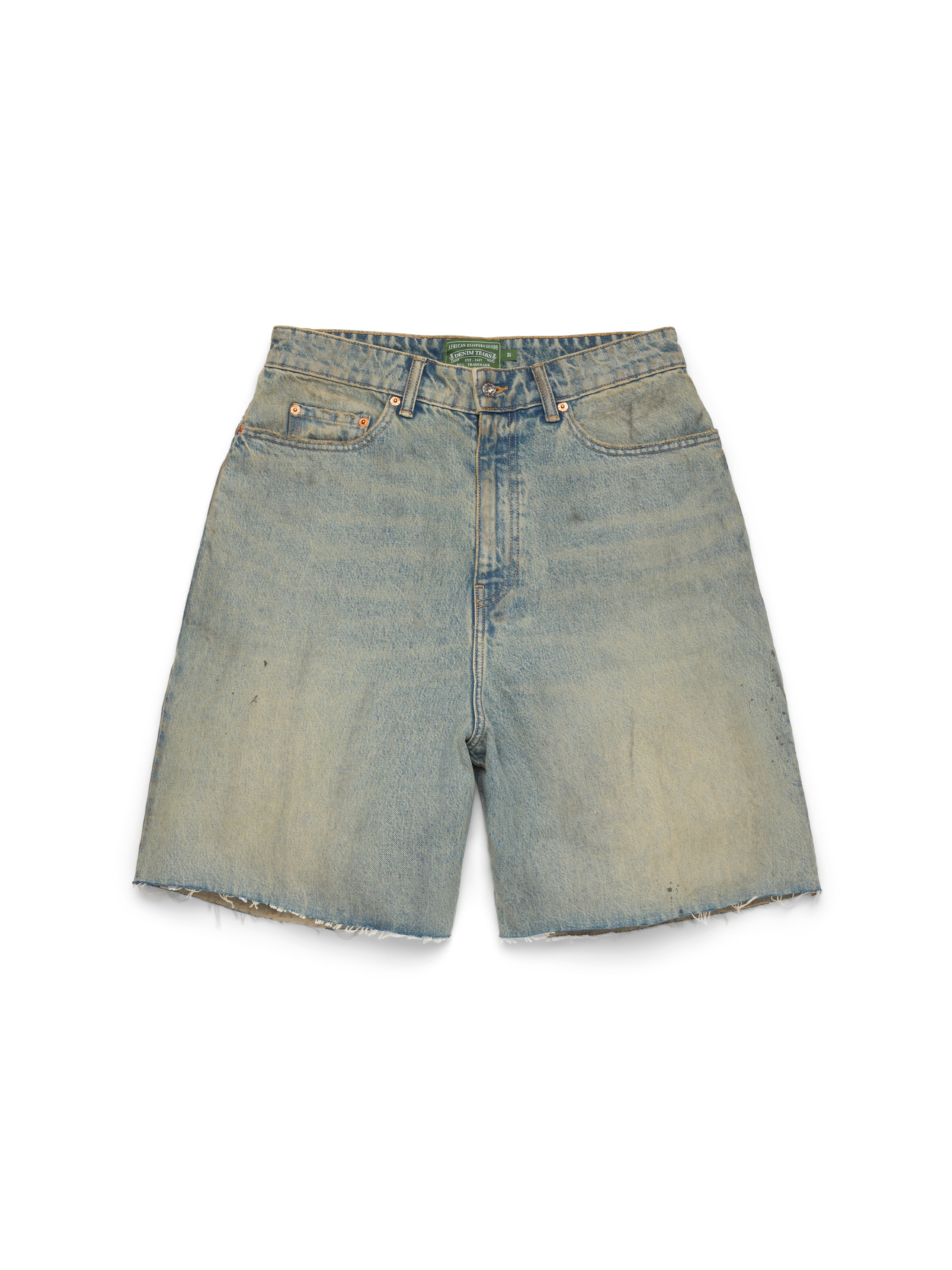 DENIM TEARS Dirty Wash Short サイズ L Dirty Wash Denim Short – DENIM TEARS
