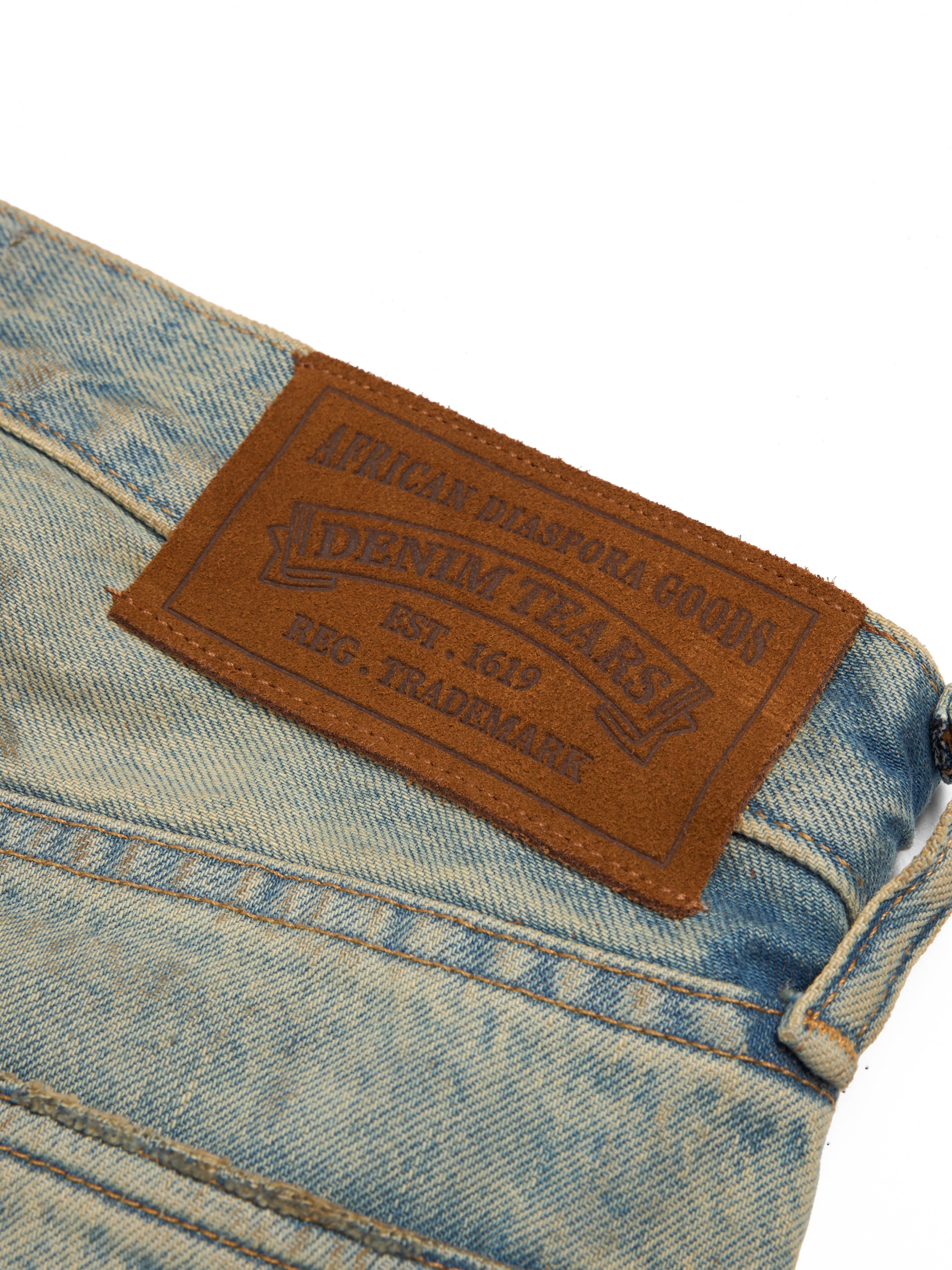 Baggy Denim Pant Dirty Wash – DENIM TEARS
