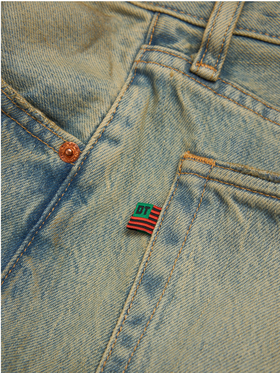 Dirty Wash Denim Short – DENIM TEARS