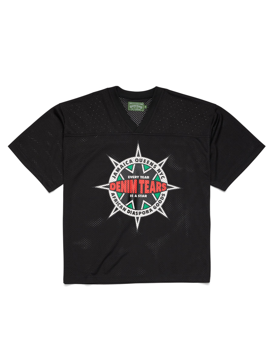 Every Star Football Jersey Black – DENIM TEARS