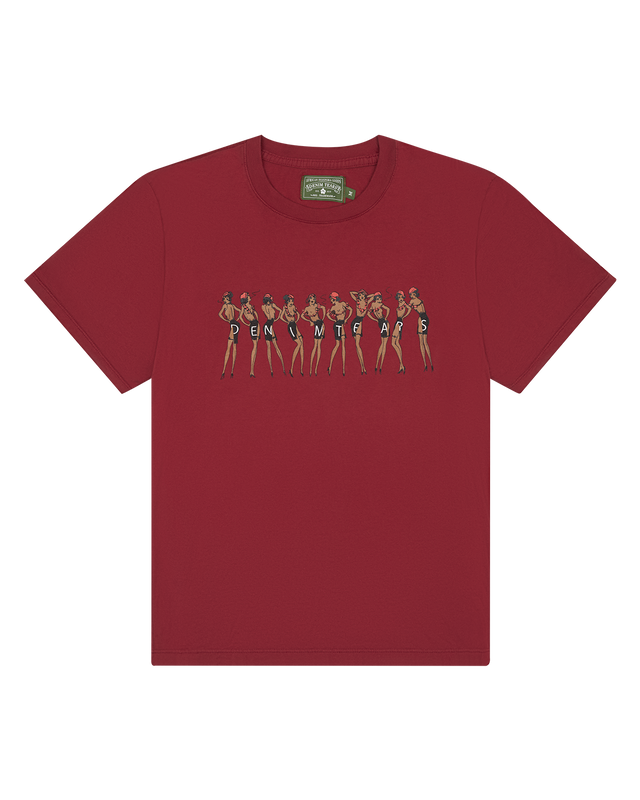 Cotton Club Tee Burgundy