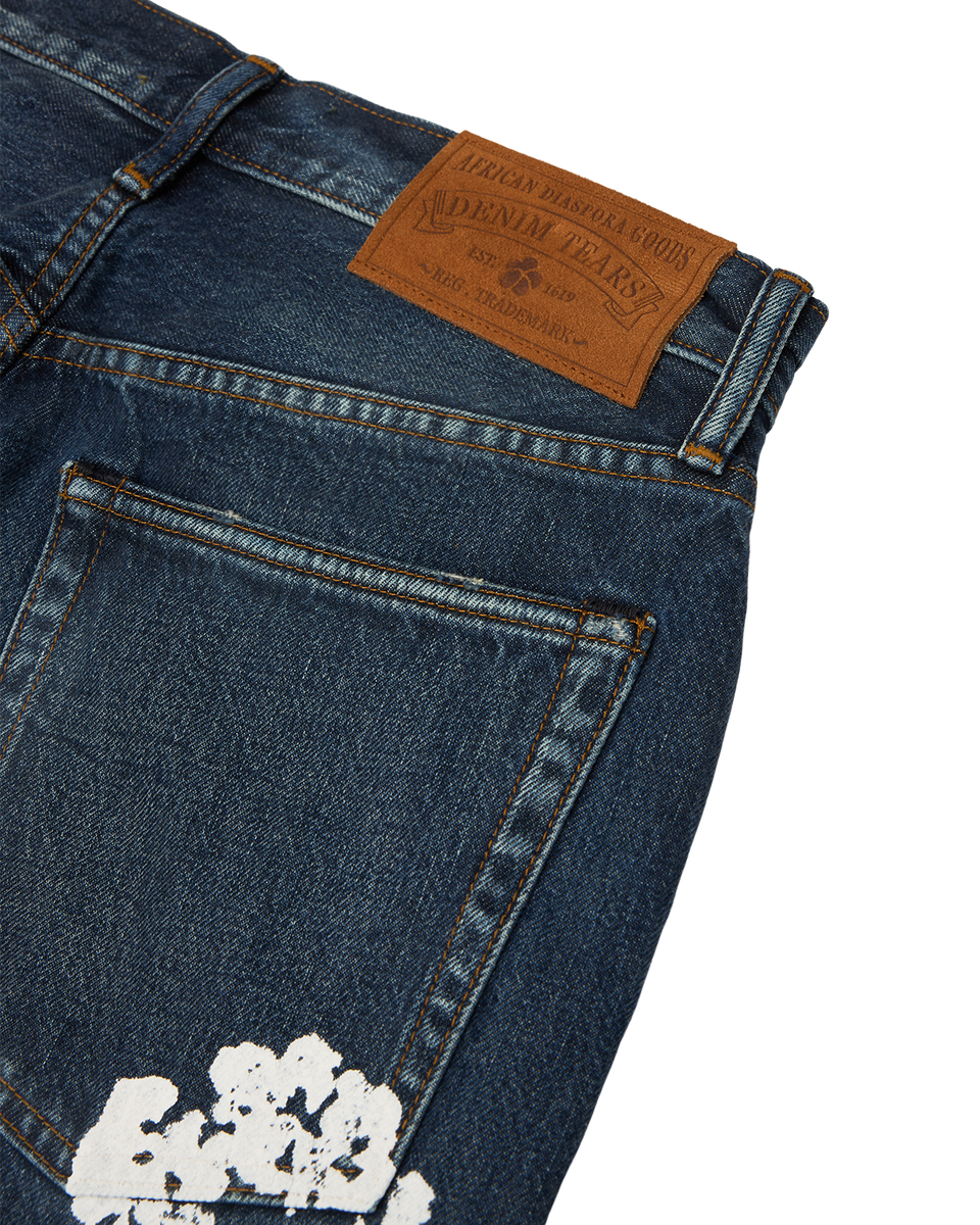 タグ付き新品未使用 デニムティアーズ Straight Wreath Denim Straight Cotton Wreath Denim Pant Dark Wash – DENIM TEARS