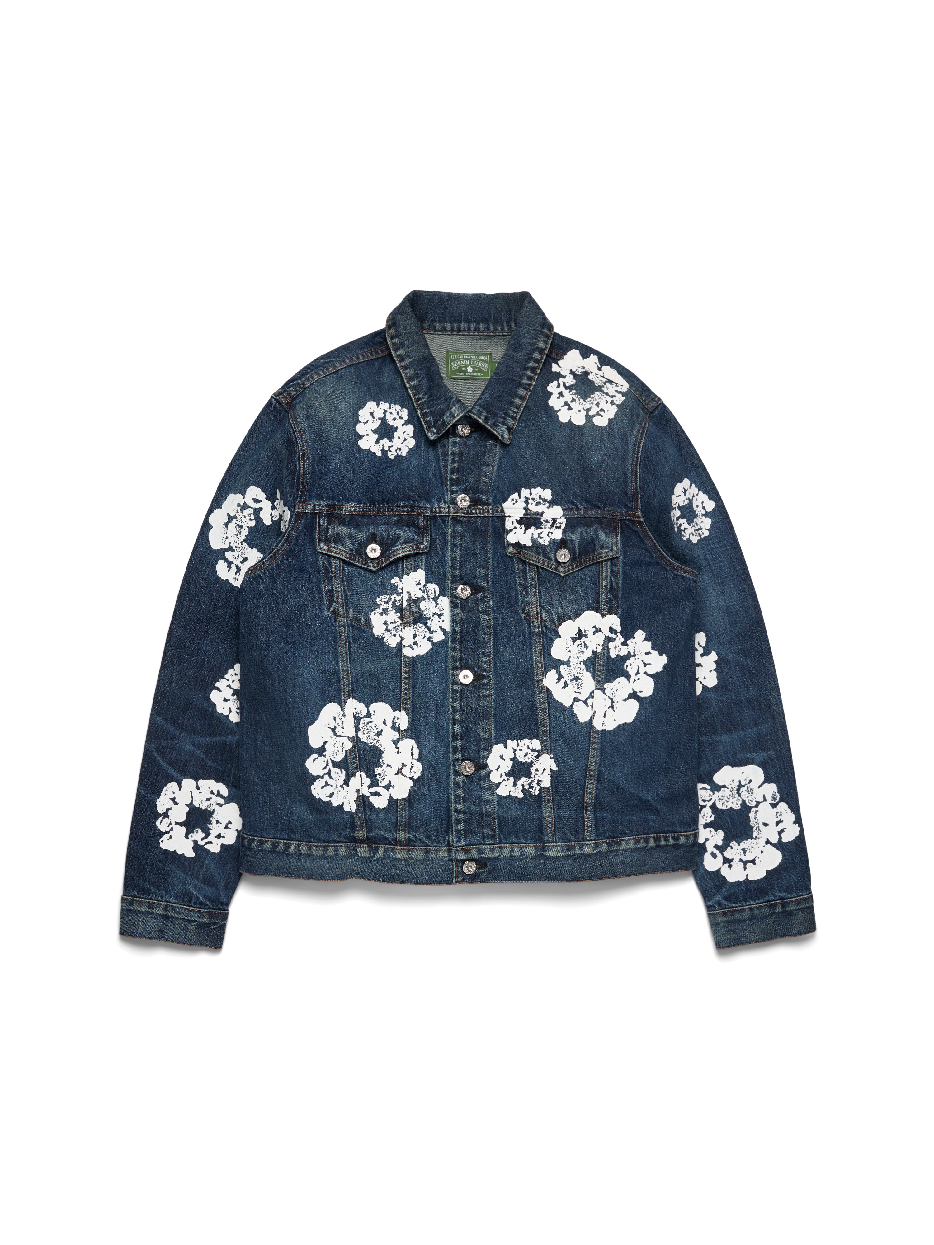 Y*B様 READYMADE×DenimTearsCOTTON WREATH H Cotton Wreath Denim Jacket Dark Wash – DENIM TEARS