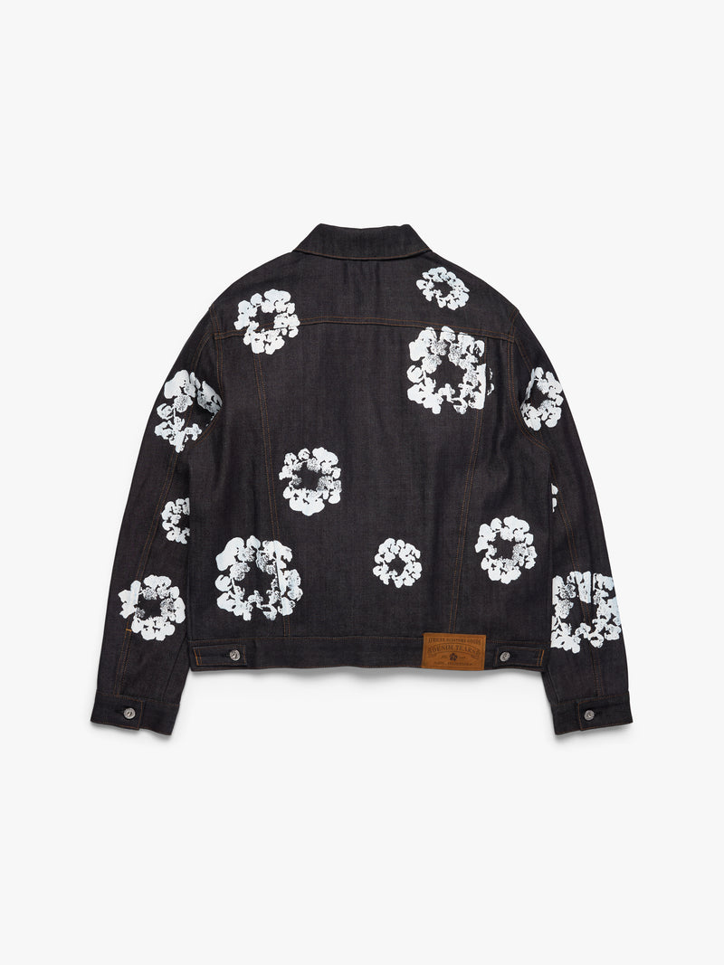 Cotton Wreath Denim Jacket Selvedge