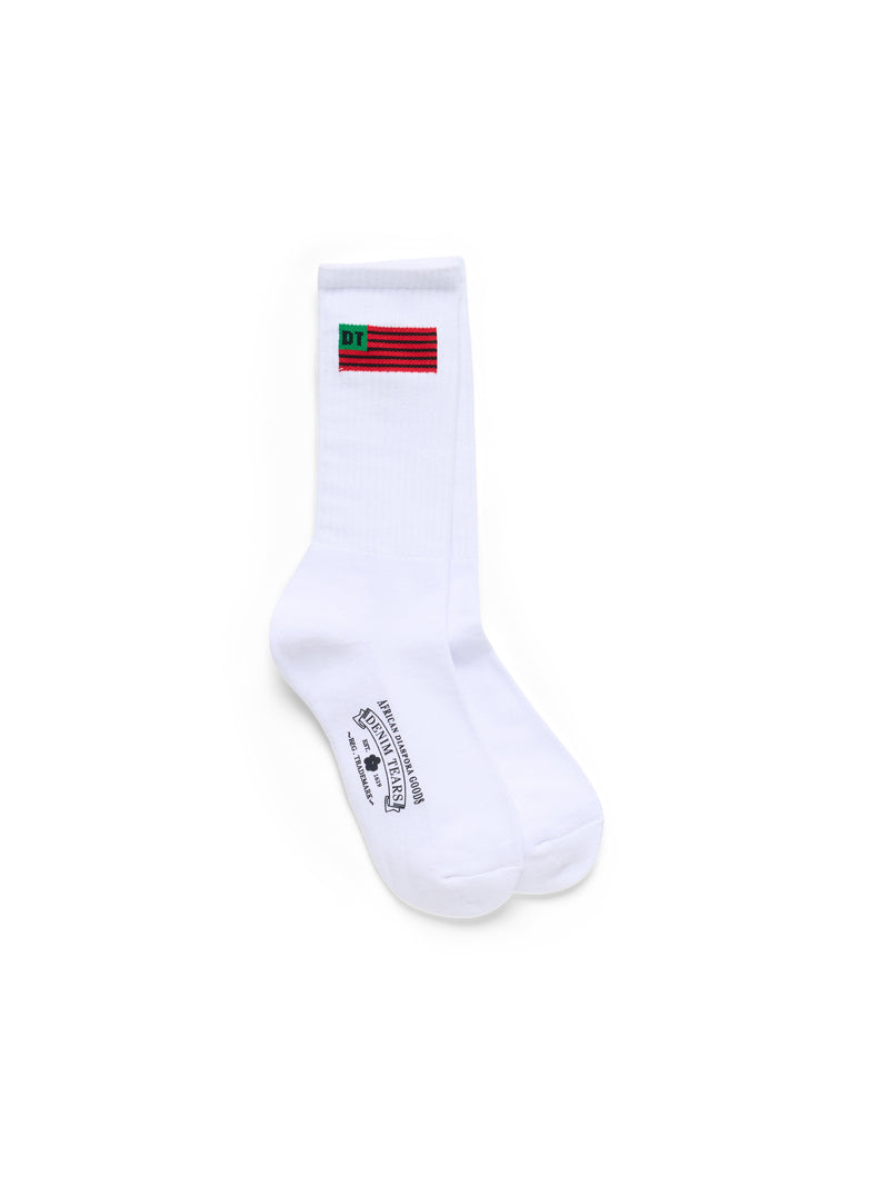 Flag Socks 3-Pack White