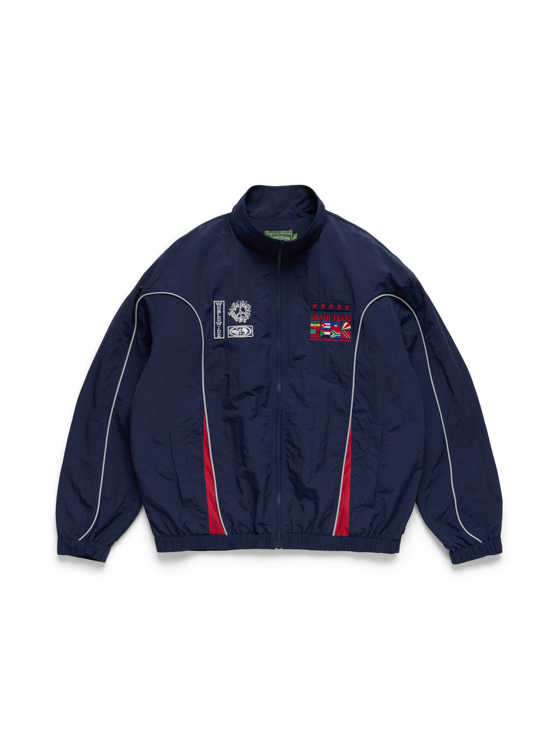 Diaspora Flag Track Jacket Navy