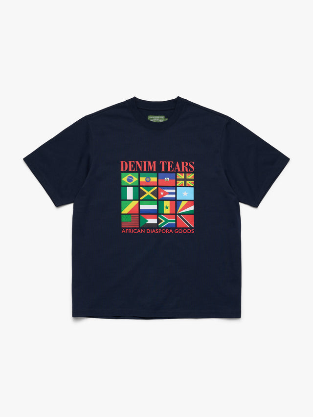 Diaspora Flags Tee Navy