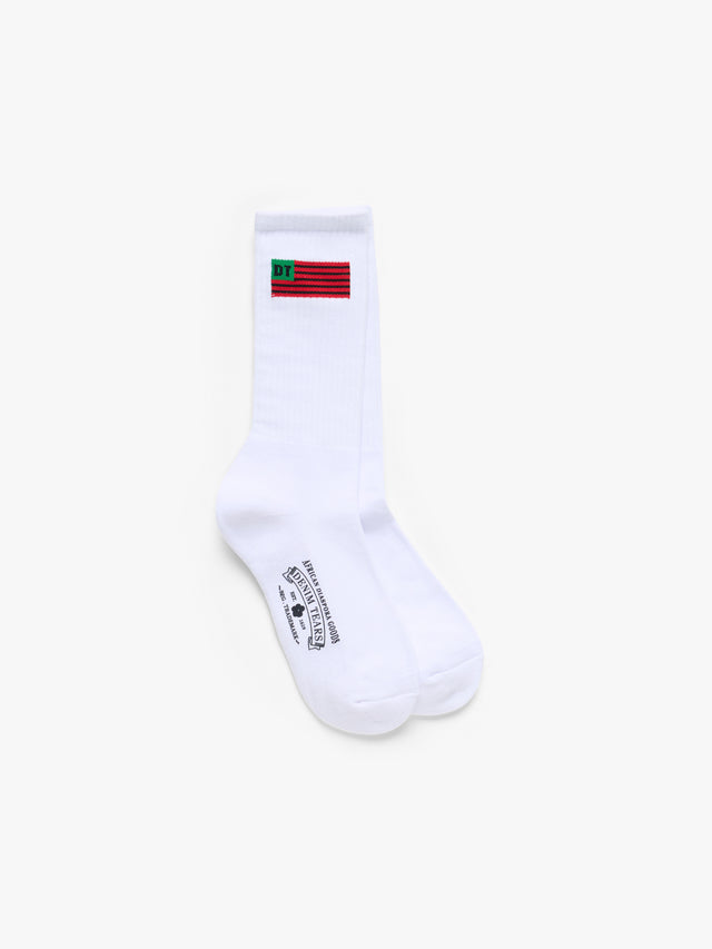 Flag Socks 3-Pack White