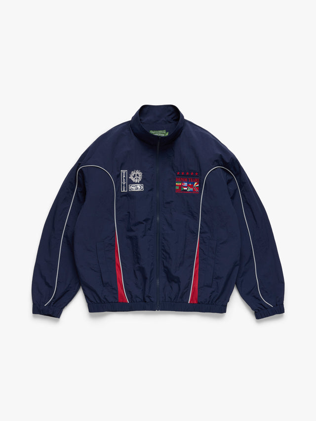 Diaspora Flag Track Jacket Navy