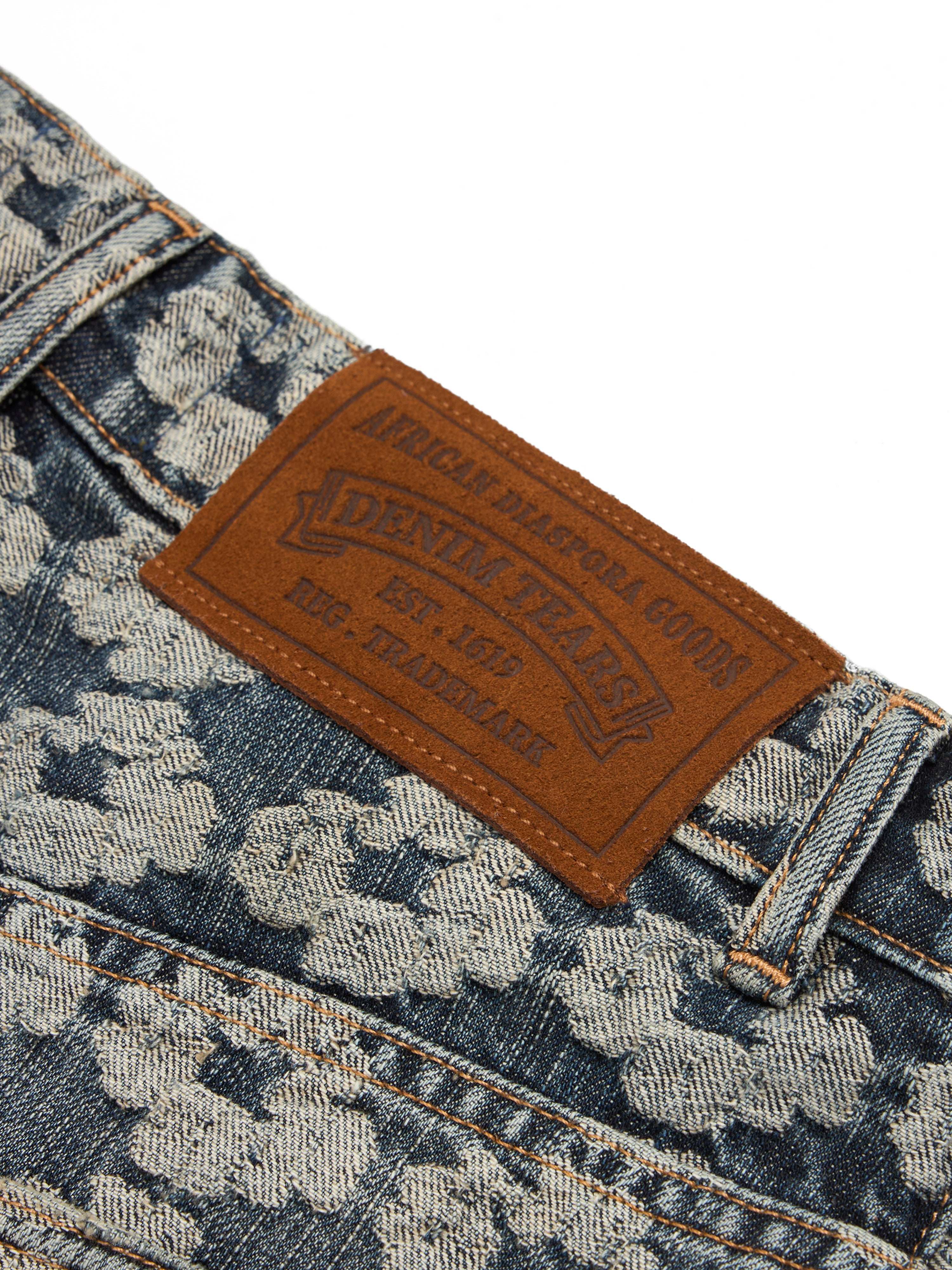 Baggy Jacquard Wreath Denim Pant – DENIM TEARS