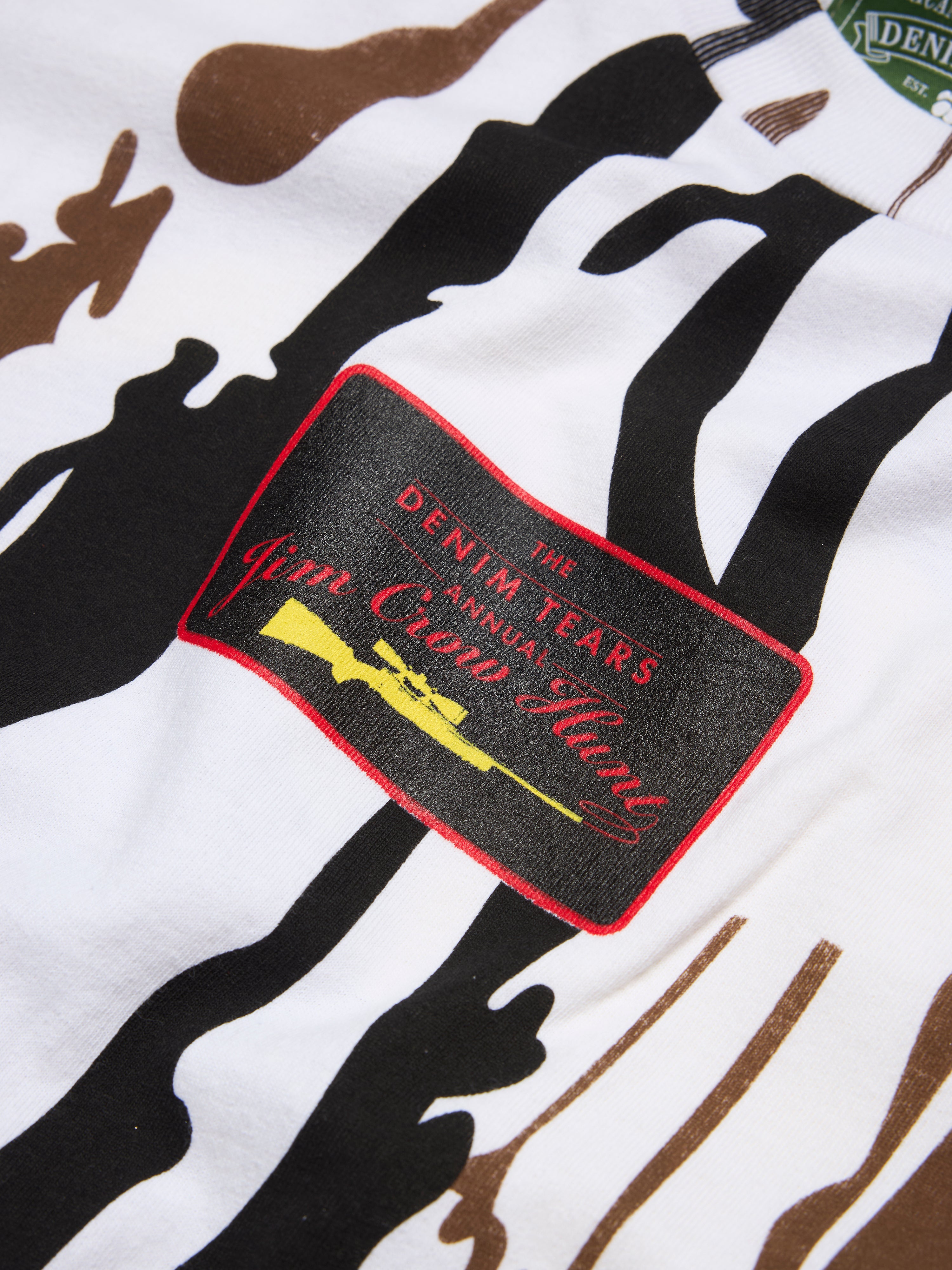 Jim Crow Hunt Tee White Camo – DENIM TEARS