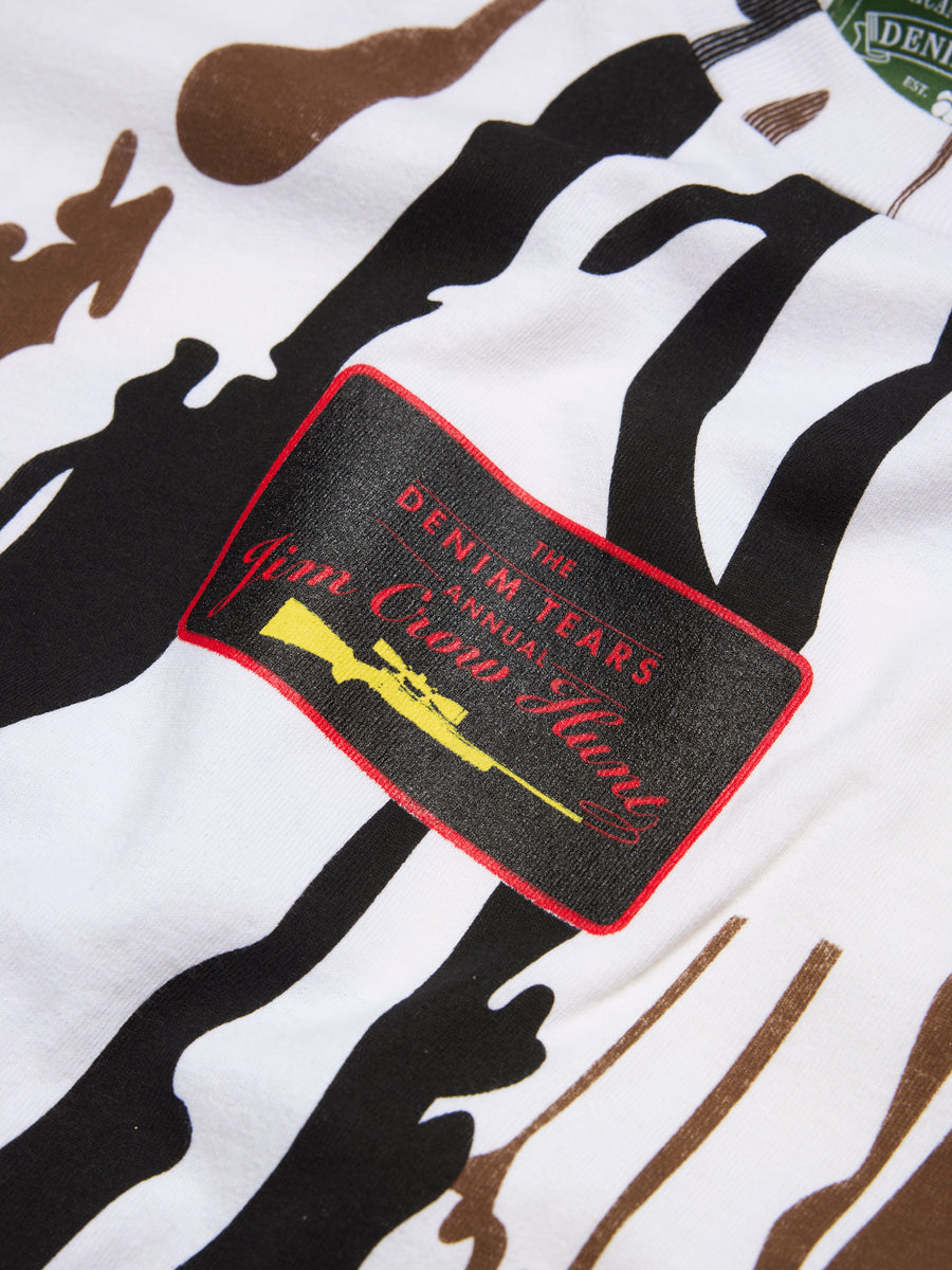Jim Crow Hunt Tee White Camo – DENIM TEARS