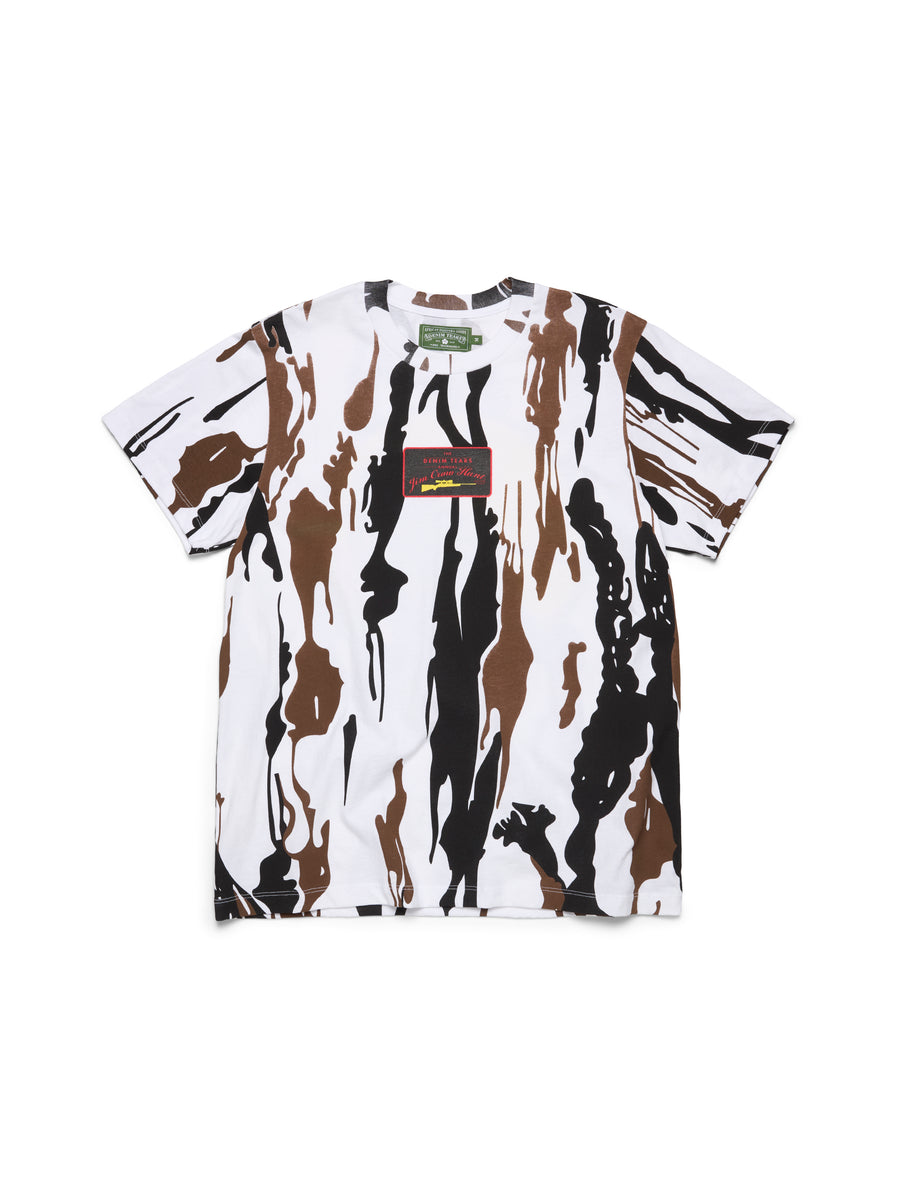 Jim Crow Hunt Tee White Camo – DENIM TEARS