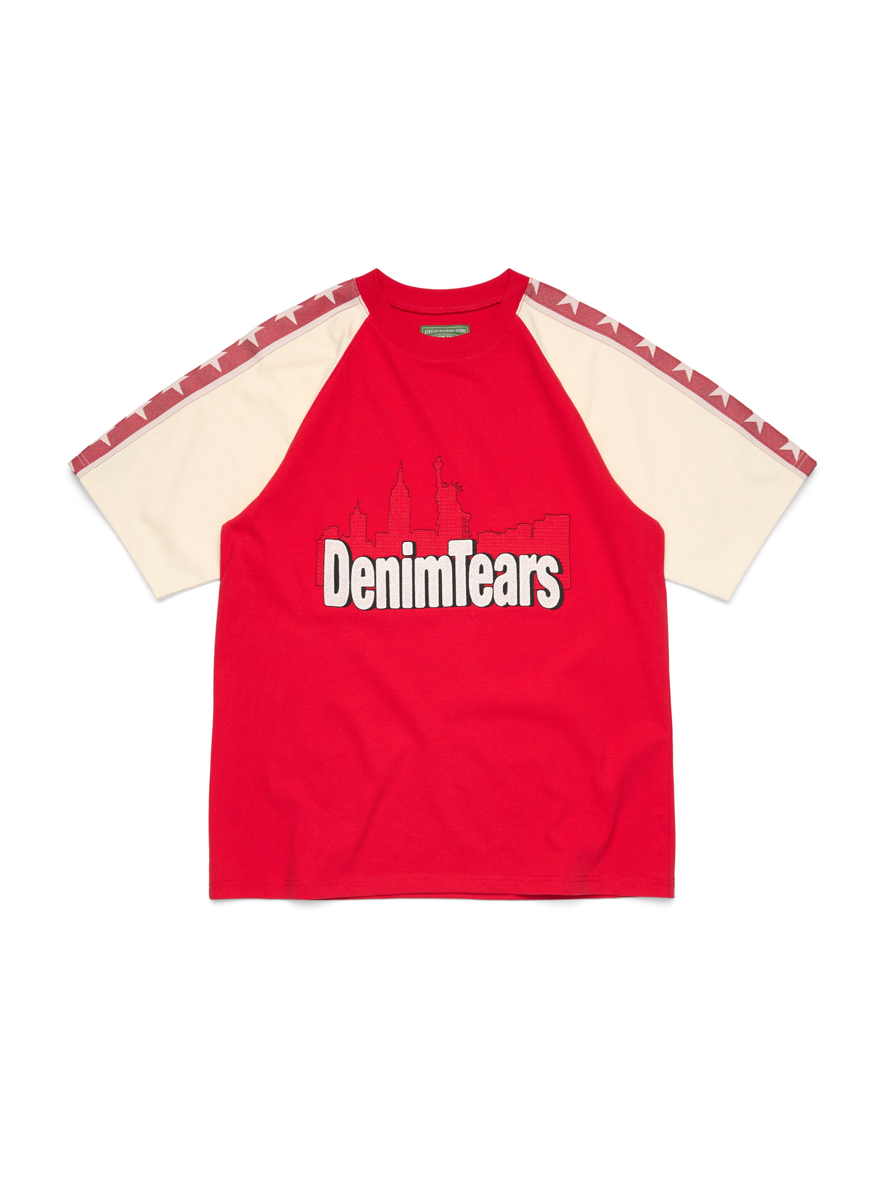 Denim Tears ラガーシャツ Jacquard City Tee Red – DENIM TEARS