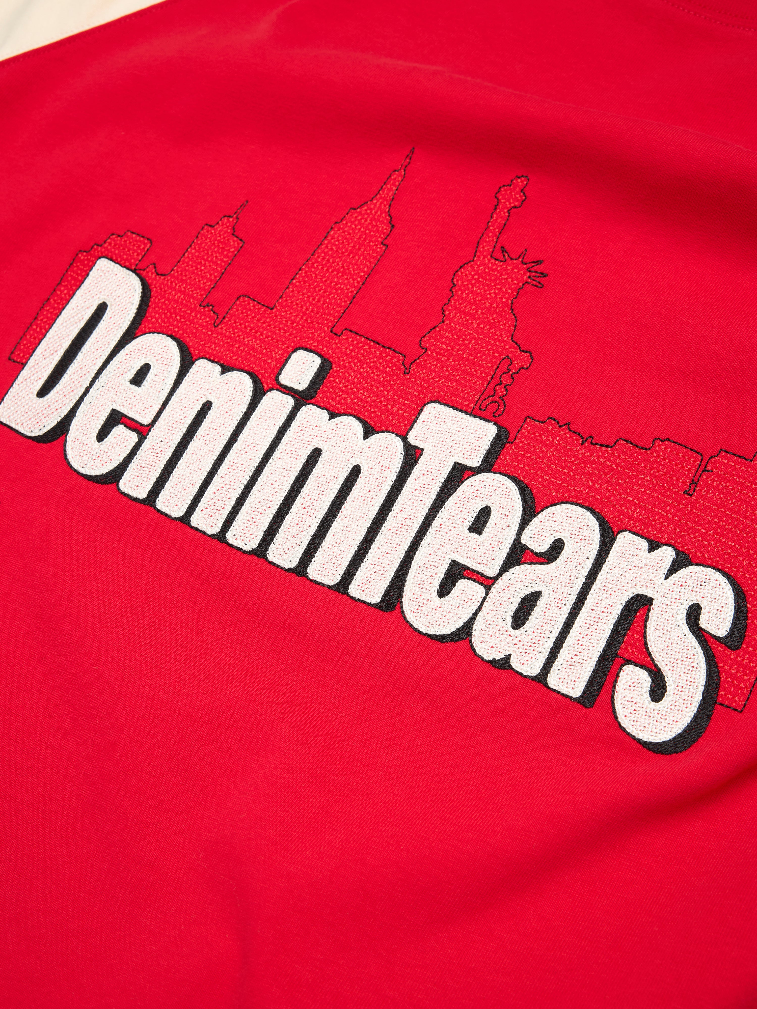 Jacquard City Tee Red – DENIM TEARS
