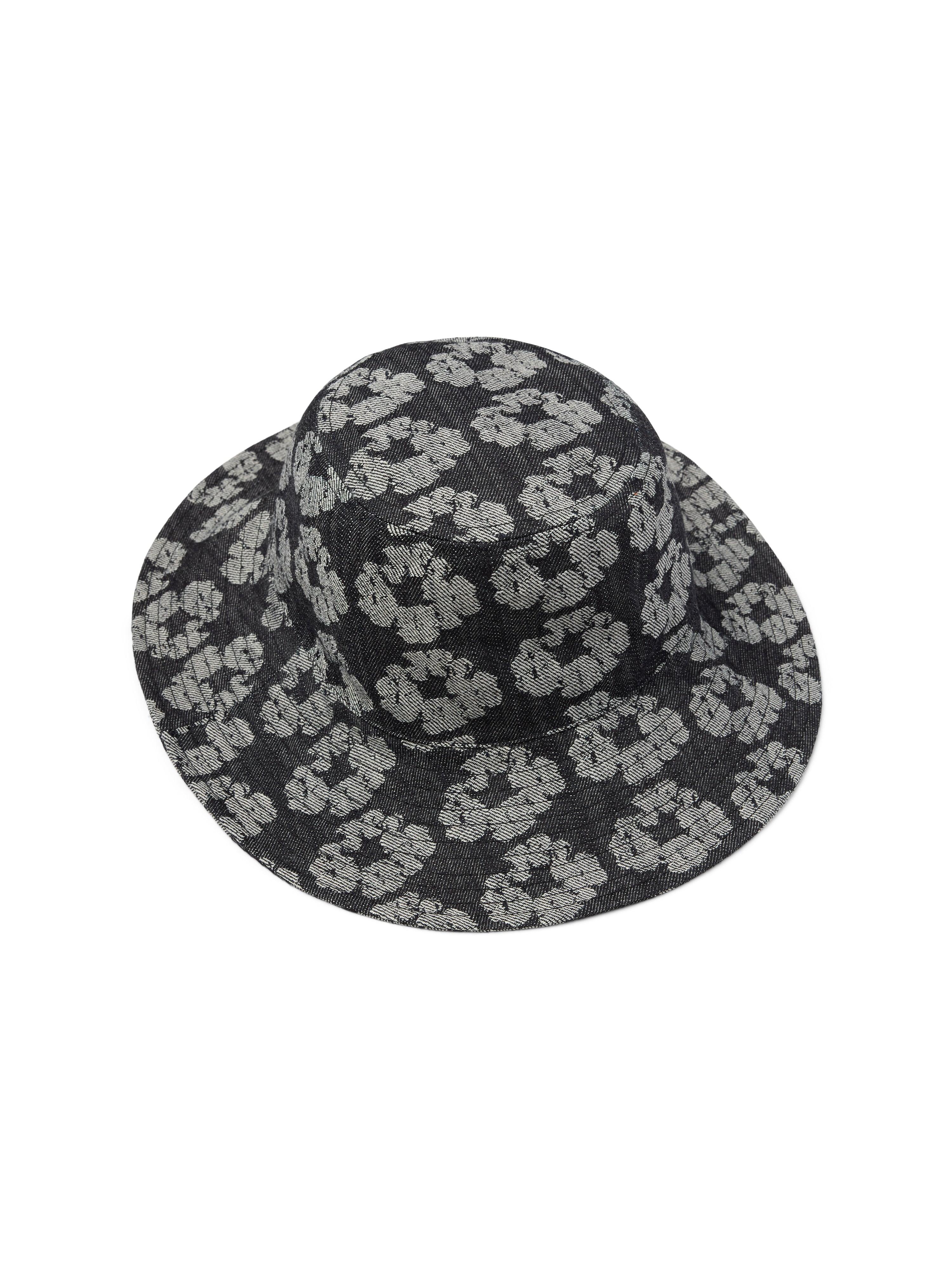 Jacquard Wreath Bucket Hat Washed Black – DENIM TEARS