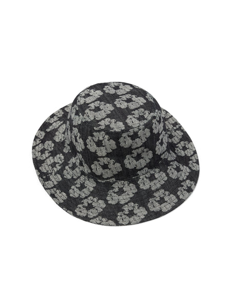 Jacquard Wreath Bucket Hat Washed Black – DENIM TEARS