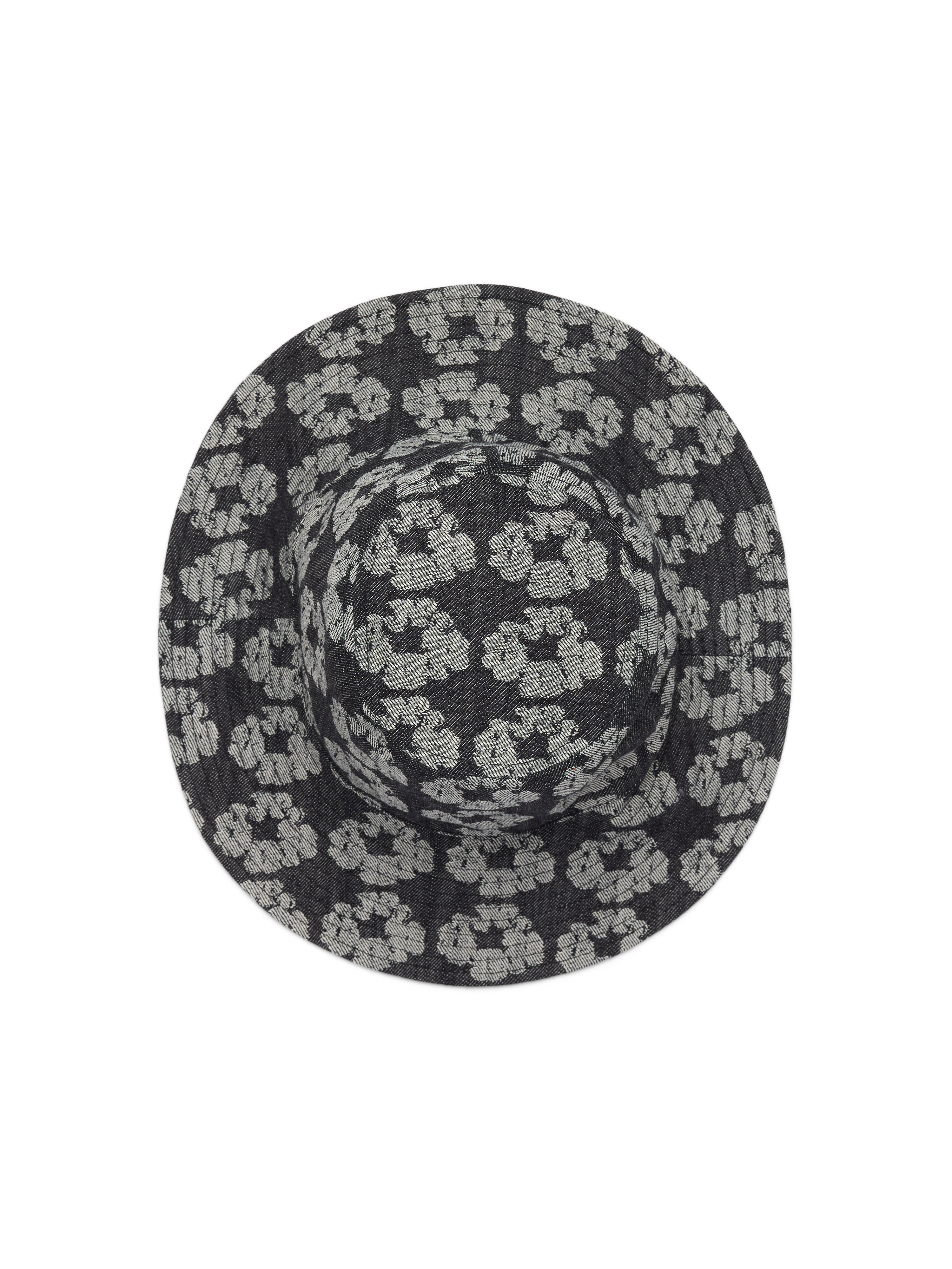 Jacquard Wreath Bucket Hat Washed Black – DENIM TEARS